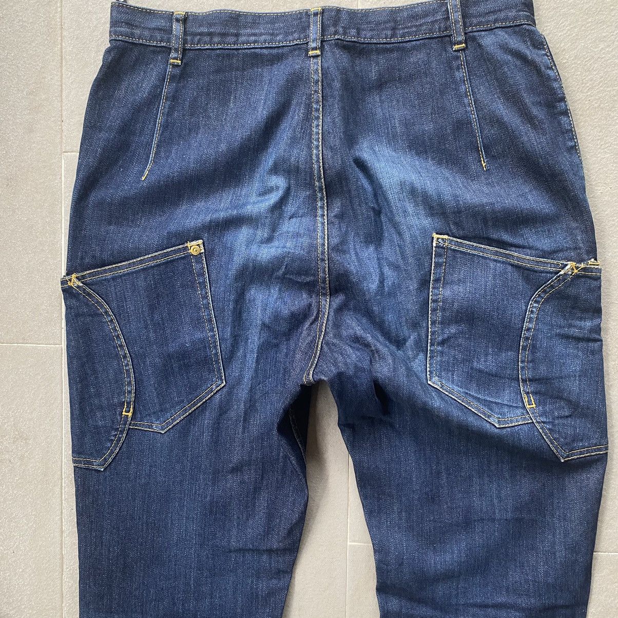 Japanese Brand × mercibeaucoup Mercibeacoup drop crotch jeans high waist ankle tapered Size US 32 / EU 48 - 12 Thumbnail