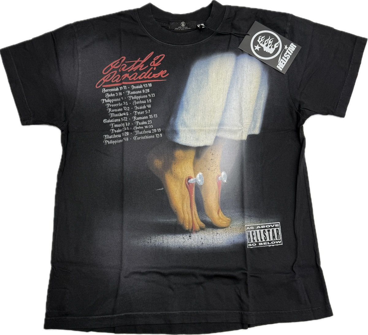 HELLSTAR Hellstar Nailed Tour T-shirt Size US S / EU 44-46 / 1 - 1 Thumbnail