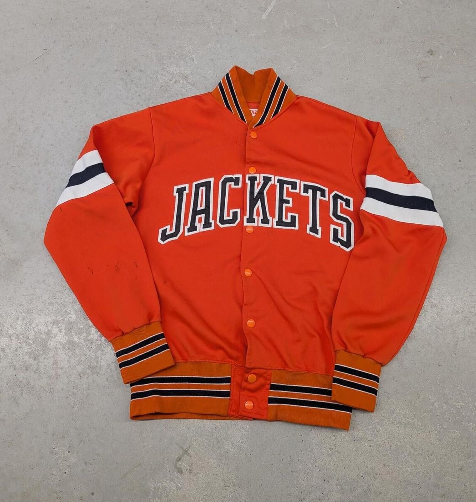 Wilson Vintage 70s Wilson Orange Jackets Made in USA Track Jacket Size US M / EU 48-50 / 2 - 1 Thumbnail
