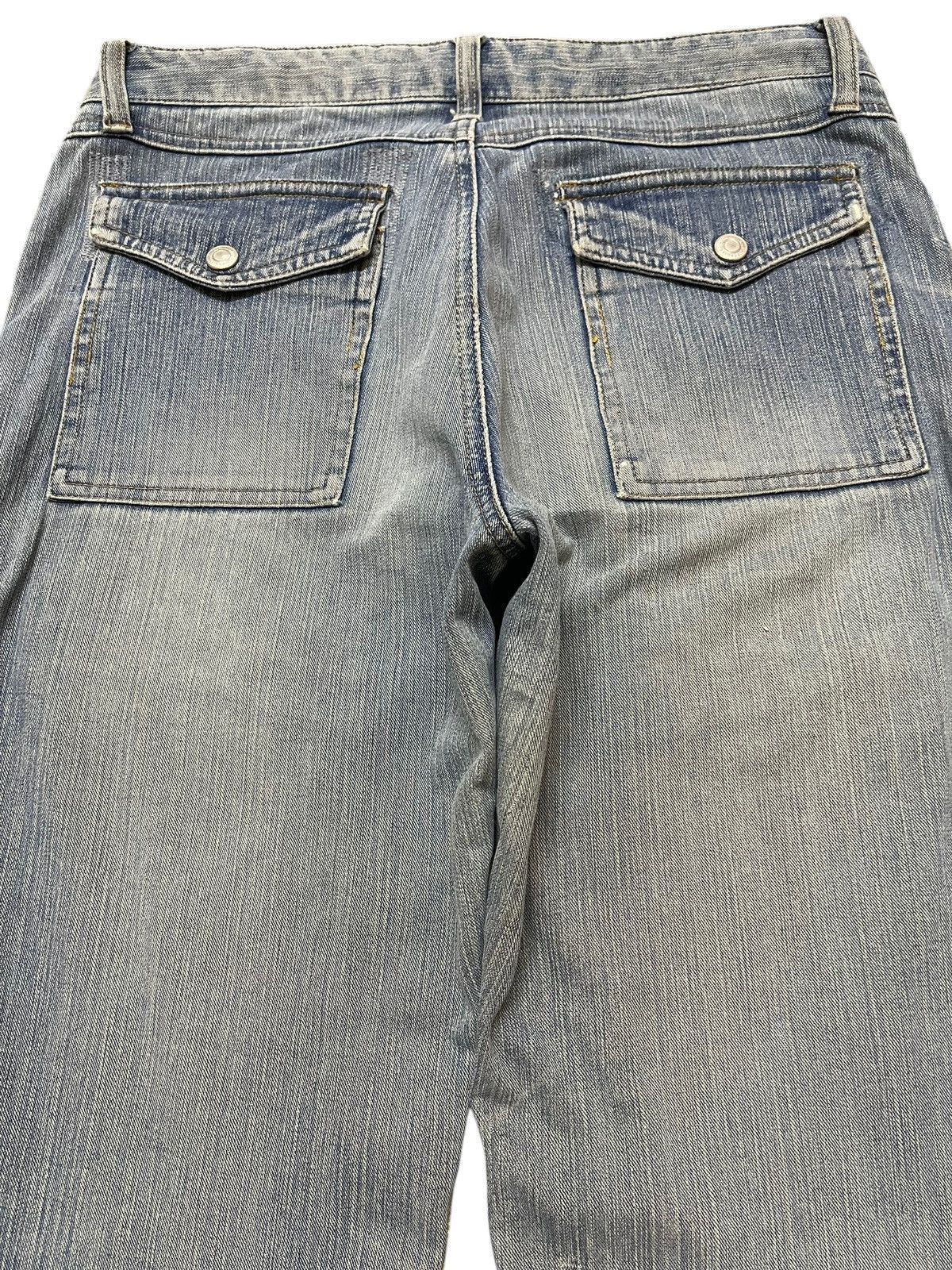 14th Addiction Vintage Japanese Brand Bush Pants Faded Wash Flare Jeans Size US 28 / EU 44 - 5 Thumbnail
