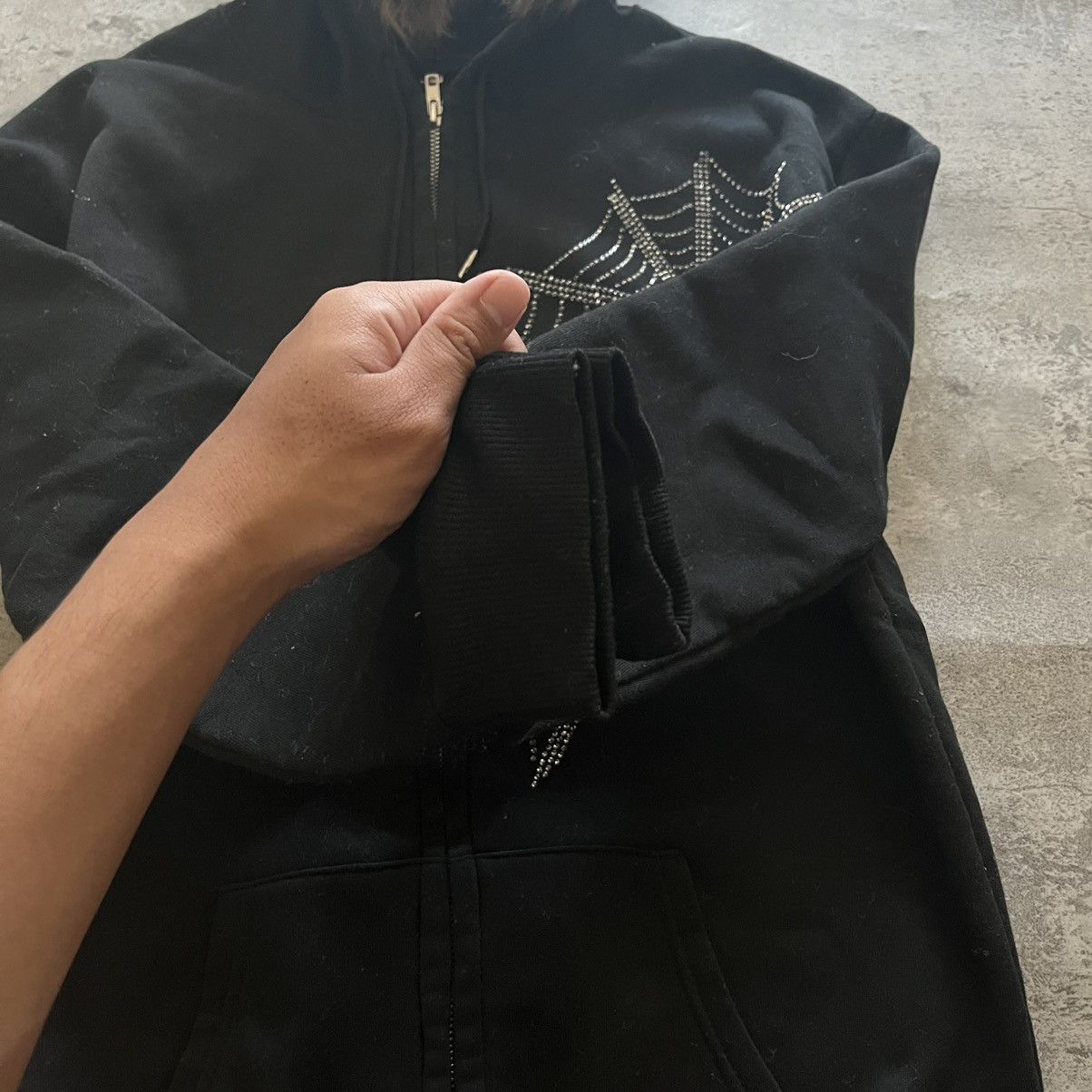 If Six Was Nine Spyder Gothic Punk Faux Fur Zip Hoodie Japanese Style Size US L / EU 52-54 / 3 - 6 Thumbnail