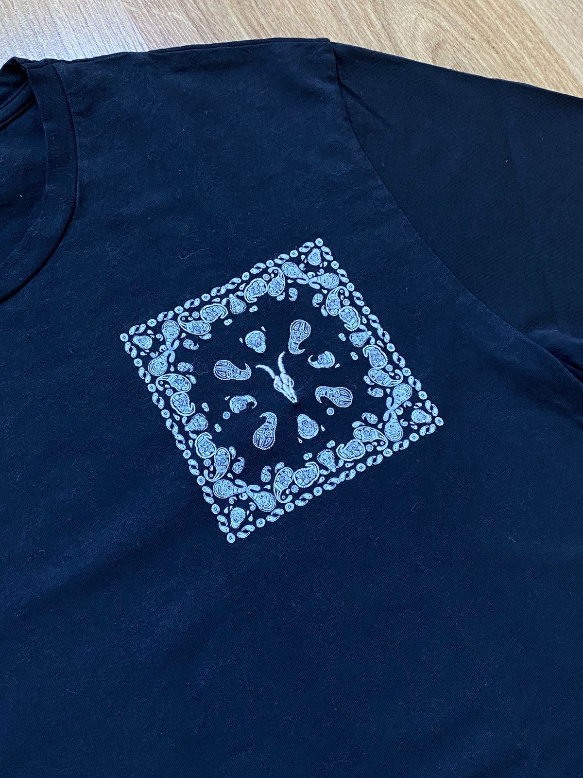 Allsaints AllSaints Black Cotton Graphic Tee L Size US L / EU 52-54 / 3 - 8 Thumbnail