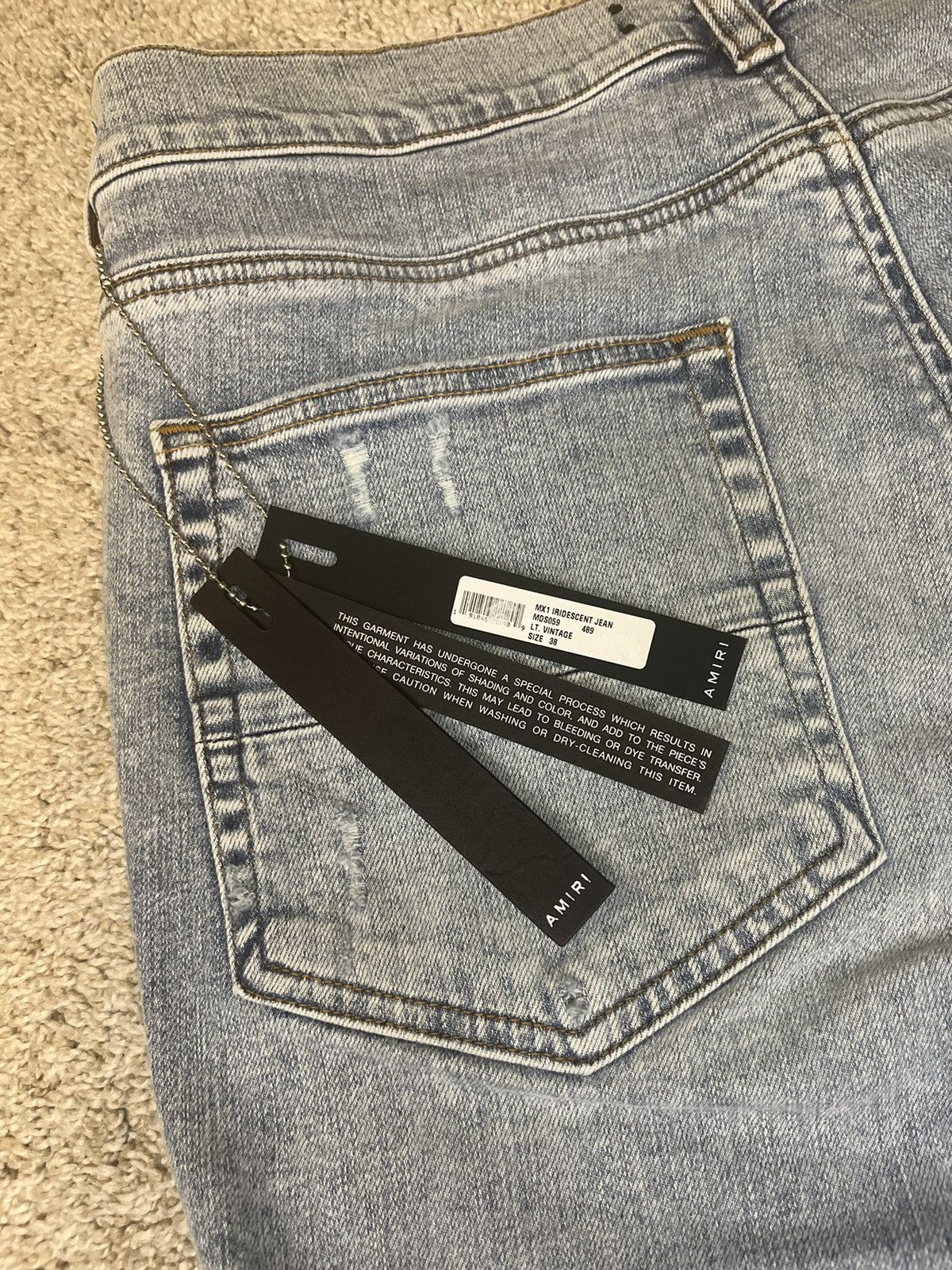 Amiri Amiri Mx1 Iridescent Jeans Size US 38 / EU 54 - 8 Thumbnail