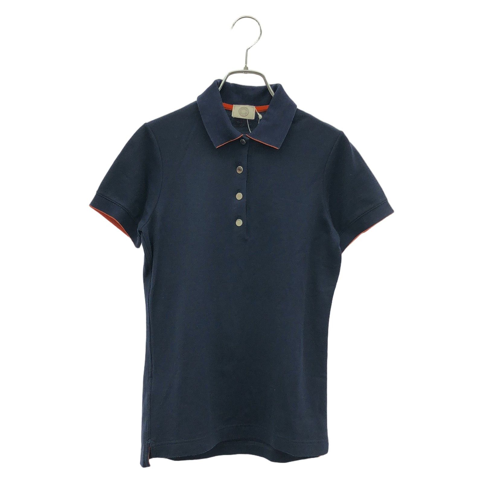 Hermes Hermes Polo Shirt Cotton Navy Size ONE SIZE - 1 Thumbnail