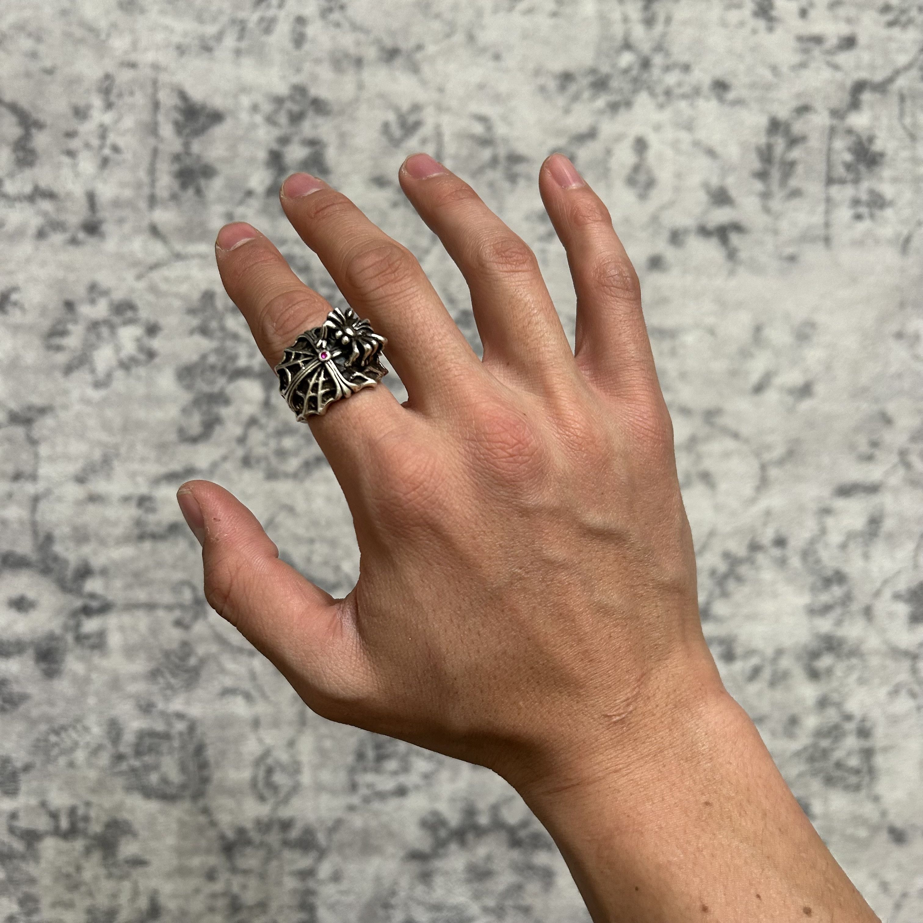 A&G Rock A&G Rock N’ Roll Couture Ruby Spider Ring Size 9 Size ONE SIZE - 4 Thumbnail