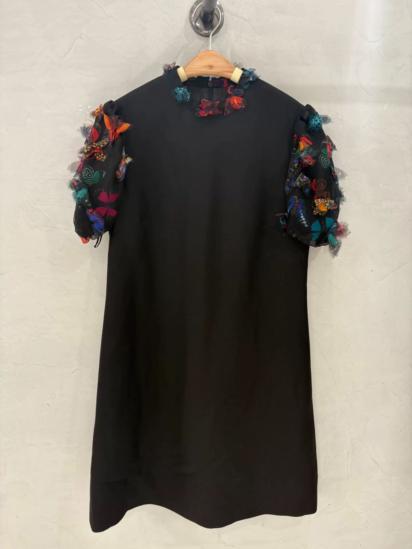 Valentino Black Butterfly Dress