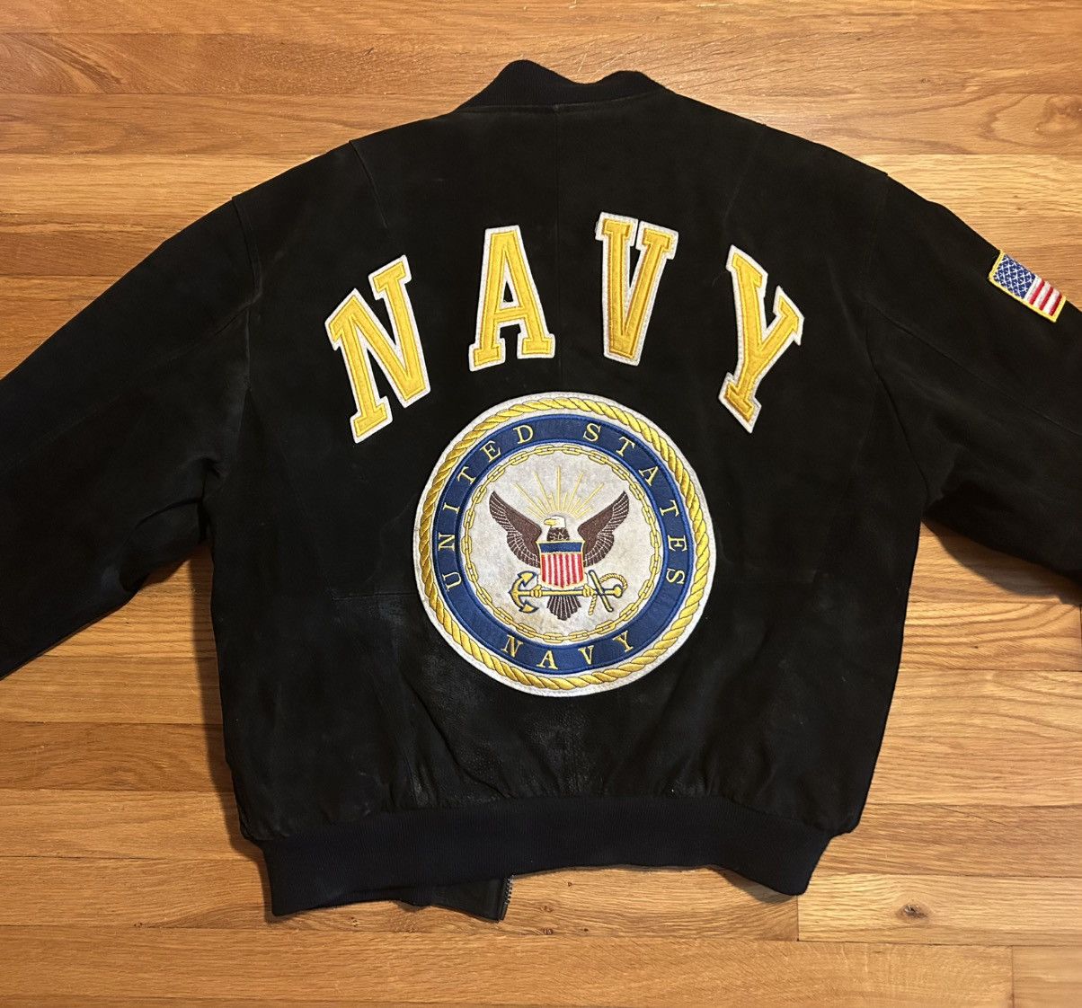 Other New Crew U.S. Navy Leather Patch Coat Jacket Mens Medium Size US M / EU 48-50 / 2 - 1 Thumbnail