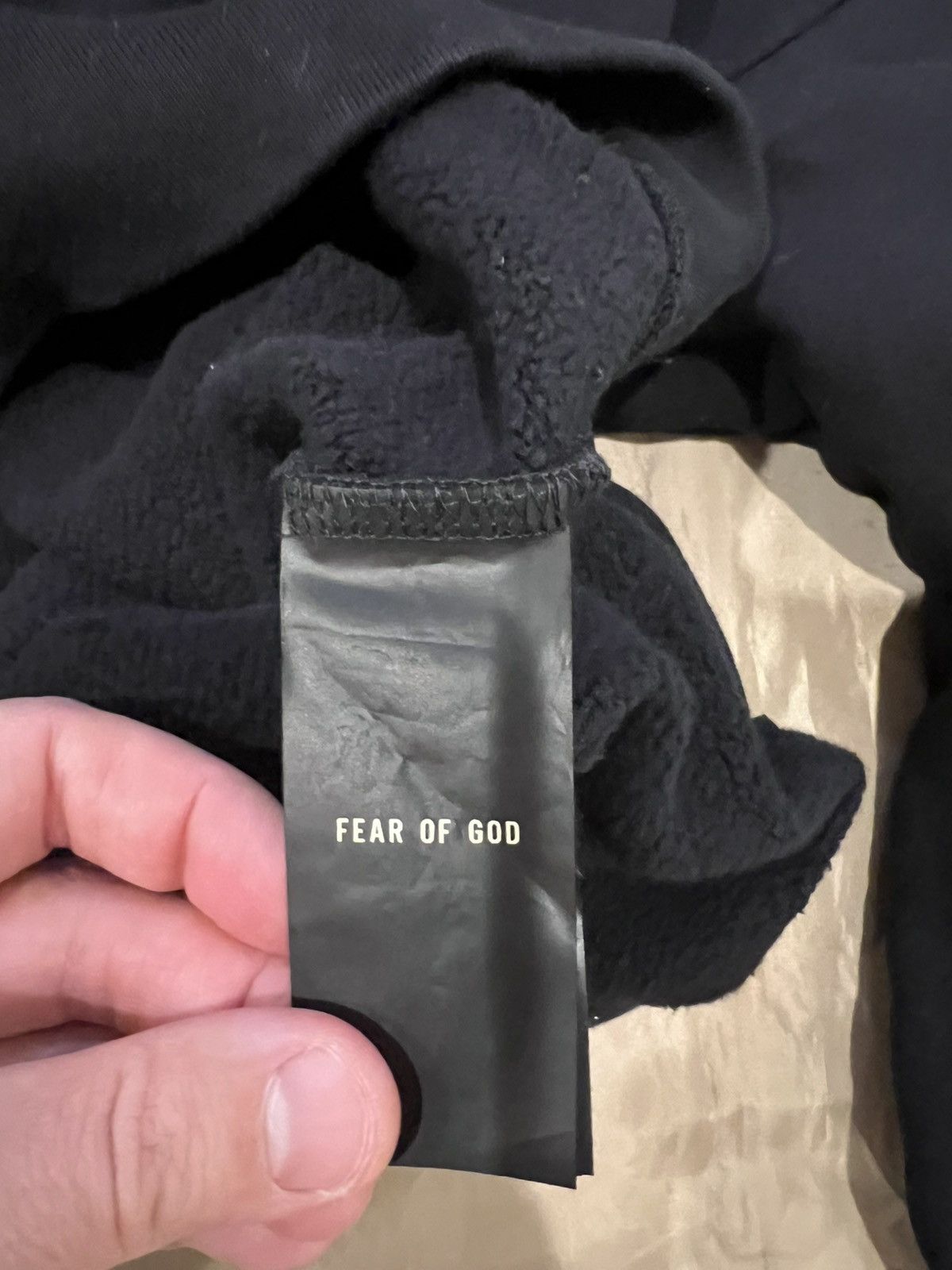 Fear of God Fear Of God Men's Eternal Fleece Crew Sweat in Black size S Size US S / EU 44-46 / 1 - 4 Thumbnail