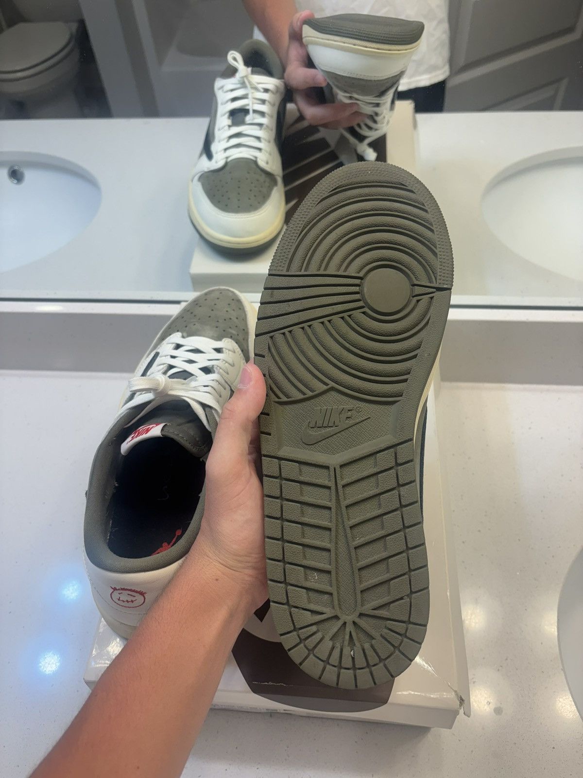 Jordan Brand × Travis Scott Travis Scott Jordan one low medium olive size 11.5 Size US 11.5 / EU 44-45 - 7 Thumbnail