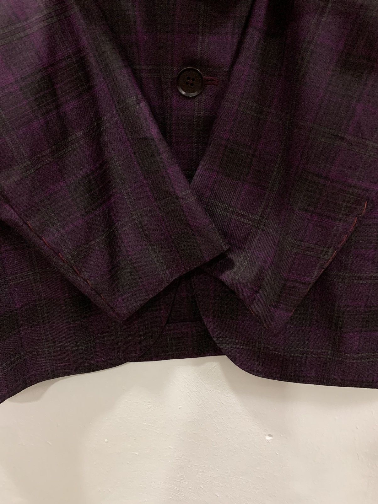 Isaia Napolii ISAIA NAPOLI GREGORY PLAID PATTERN TAILORED JACKET Size 46R - 7 Thumbnail