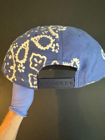 Rhude Rhude Rhepurposed “R” Hat Blue/Paisley Size ONE SIZE - 3 Thumbnail