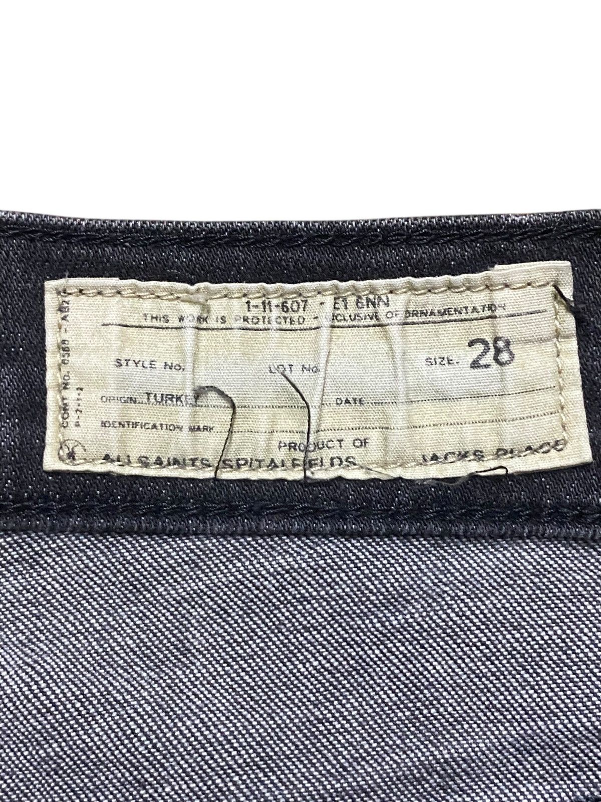Allsaints Vintage Allsaint Spitalfields Black Denim skinny Jeans Size US 28 / EU 44 - 18 Thumbnail
