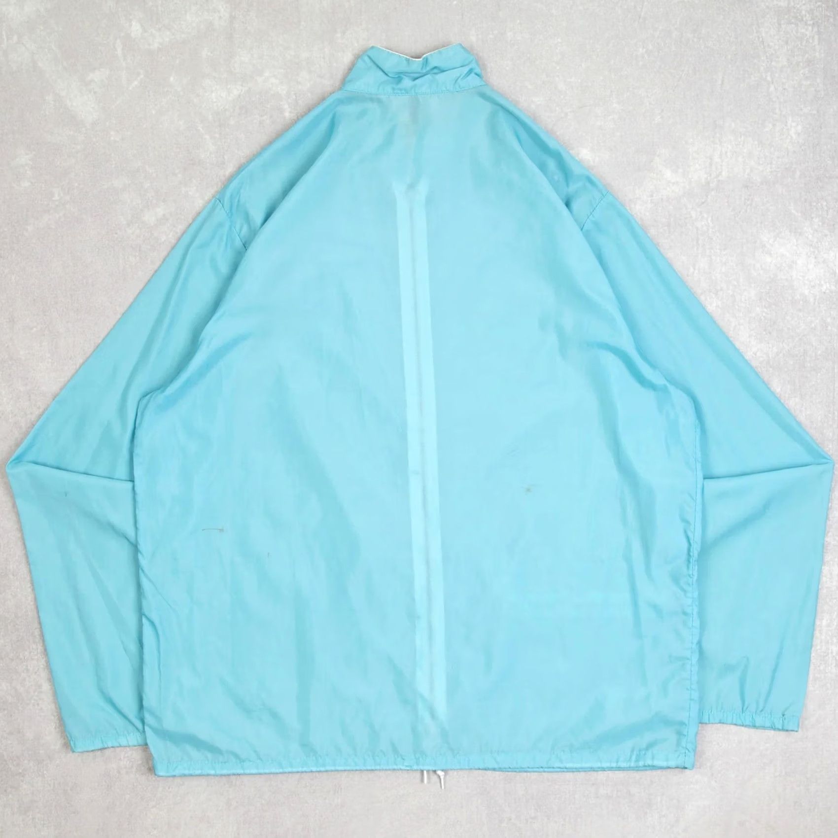 Vintage Vintage Men's 1980s Unbranded Lightweight Full Zip Jacket Blue Medium Size US M / EU 48-50 / 2 - 2 Thumbnail
