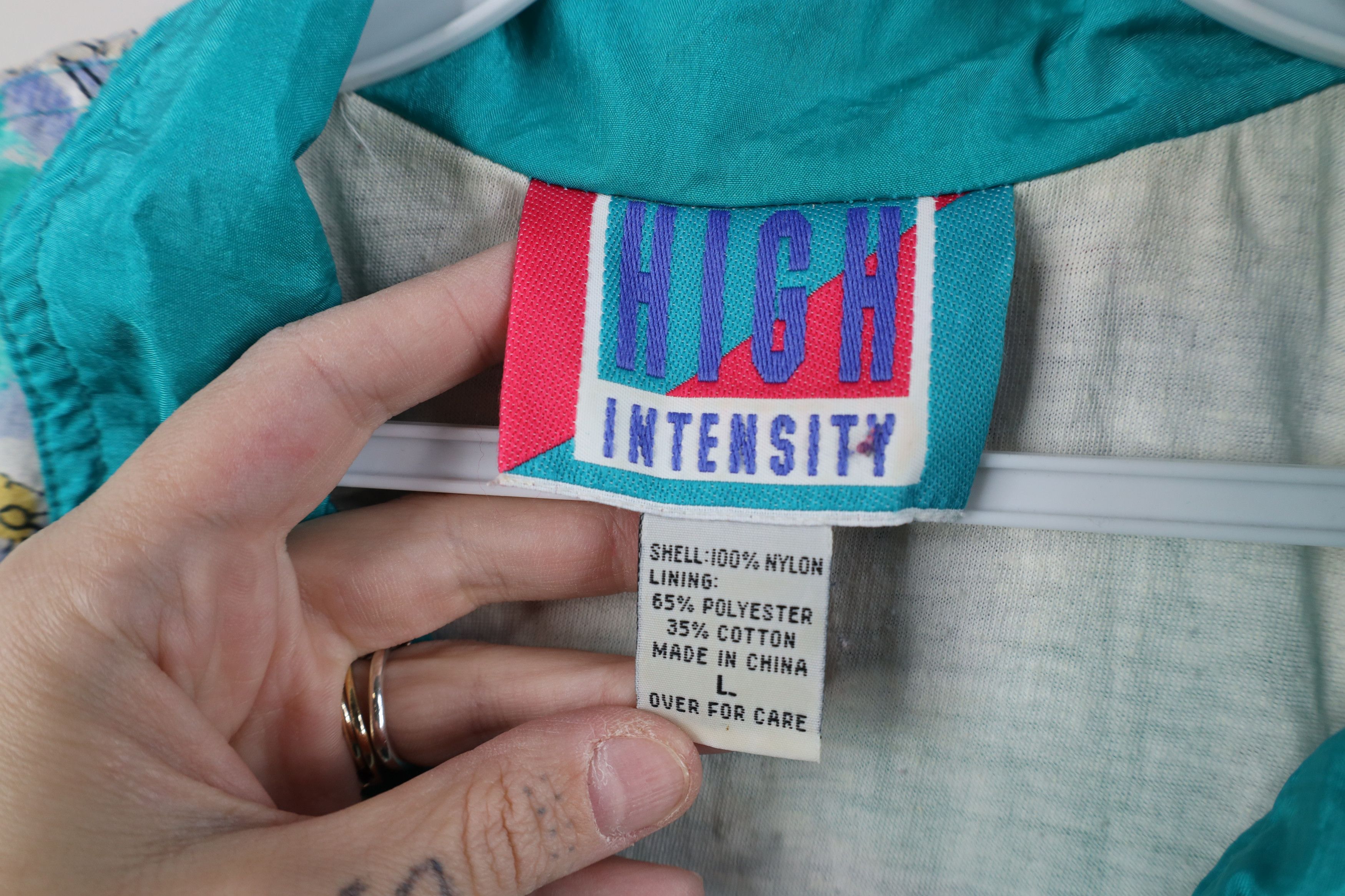 Vintage Vintage 90s Streetwear Over Print Lined Windbreaker Jacket Size L / US 10 / IT 46 - 8 Thumbnail