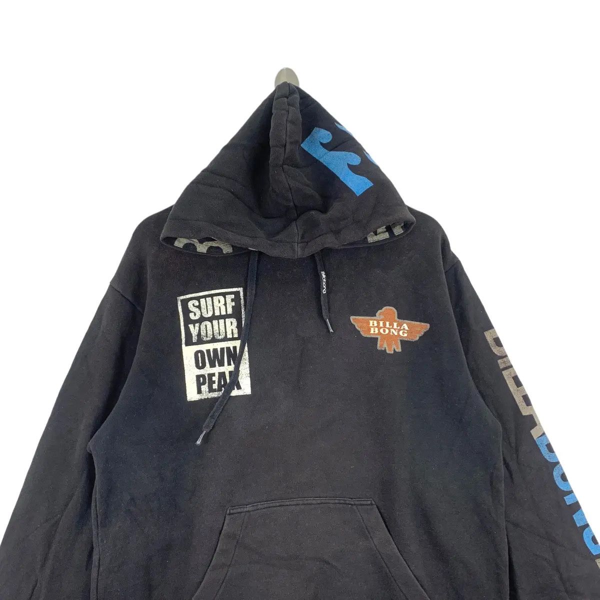 Billabong Vtg BILLABONG 73 SURF Your Own Peak Eagle Pullover Hoodie Size US XL / EU 56 / 4 - 5 Thumbnail