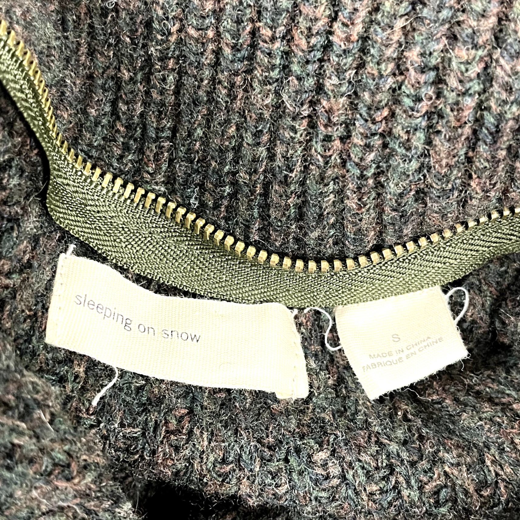 Anthropologie Anthropologie SLEEPING ON SNOW Cardigan Sweater Womens Small Wool Blend Pockets Size S / US 4 / IT 40 - 2 Thumbnail