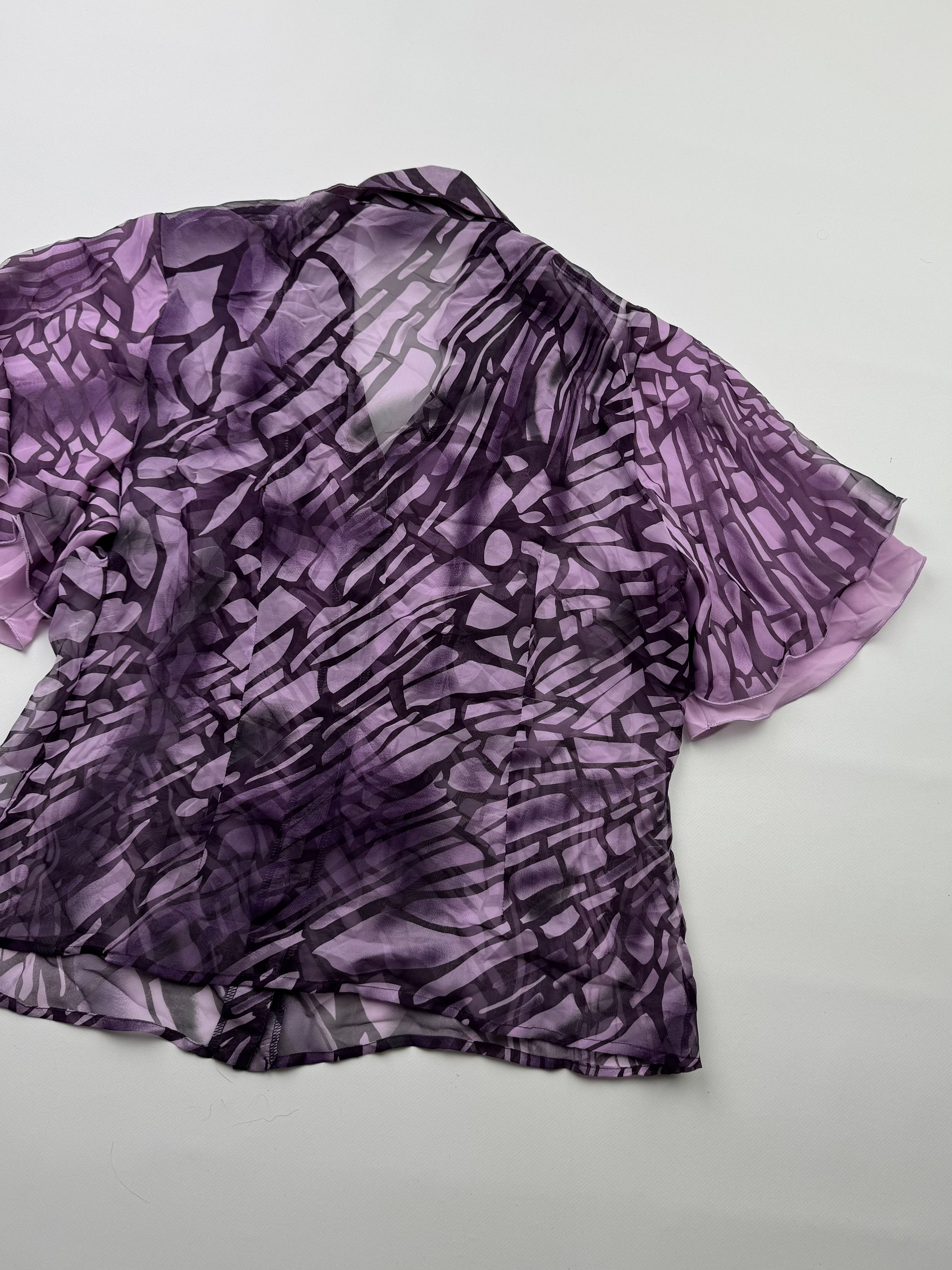 Japanese Brand Vintage Mesh Blouse B572(V324)E2 Size M / US 6-8 / IT 42-44 - 9 Thumbnail