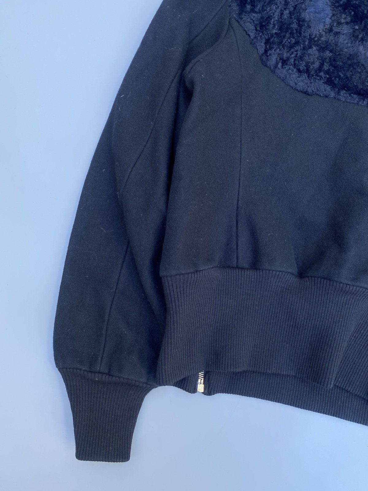 Costume National Fall 2000- Spiral Zip Wool/Nylon Blend Jacket Size S / US 4 / IT 40 - 18 Thumbnail