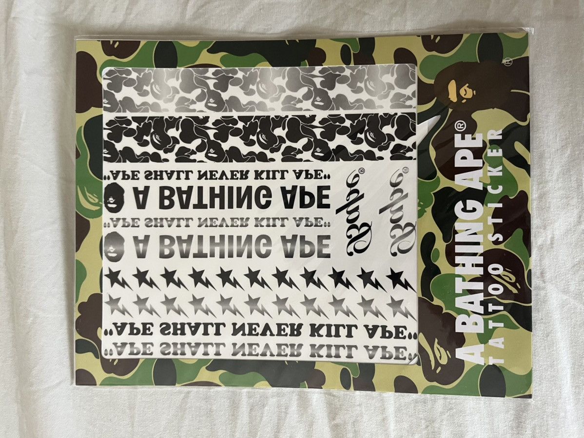 Bape Bape Tattoo Sticker Size ONE SIZE - 1 Thumbnail