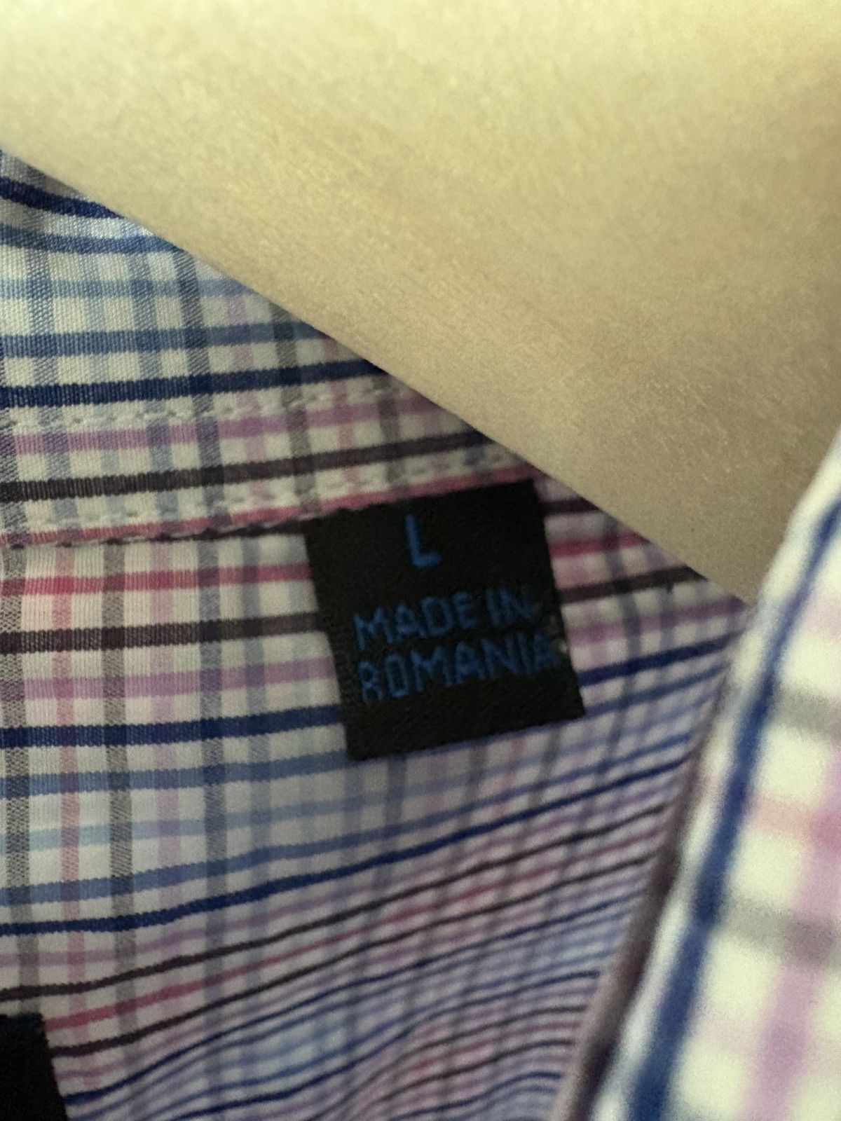 PATRICK ASSARAF Patrick Assaraf Button Down Shirt Multi Colour Plaid Large Size US L / EU 52-54 / 3 - 4 Thumbnail