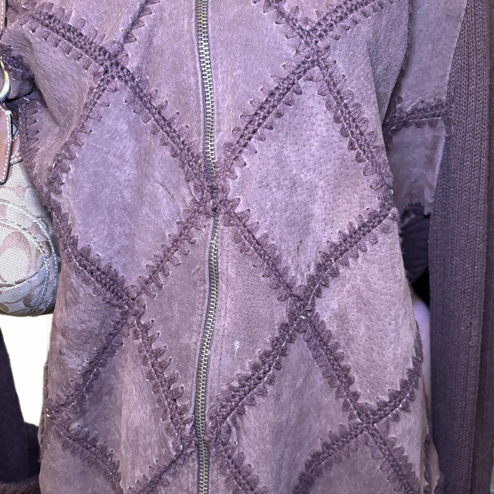 Other vintage leather knit zip up Size XL / US 12-14 / IT 48-50 - 5 Thumbnail
