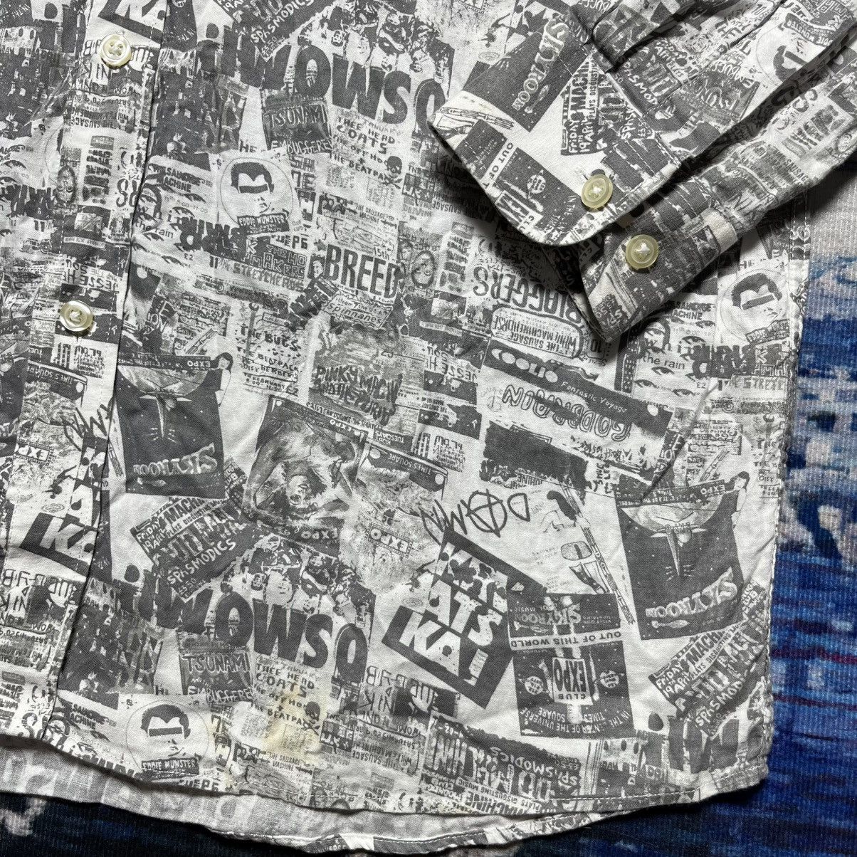 Splendid Splendid Satisfaction Anarchy Punk Full Print Shirt Button Size US M / EU 48-50 / 2 - 5 Thumbnail
