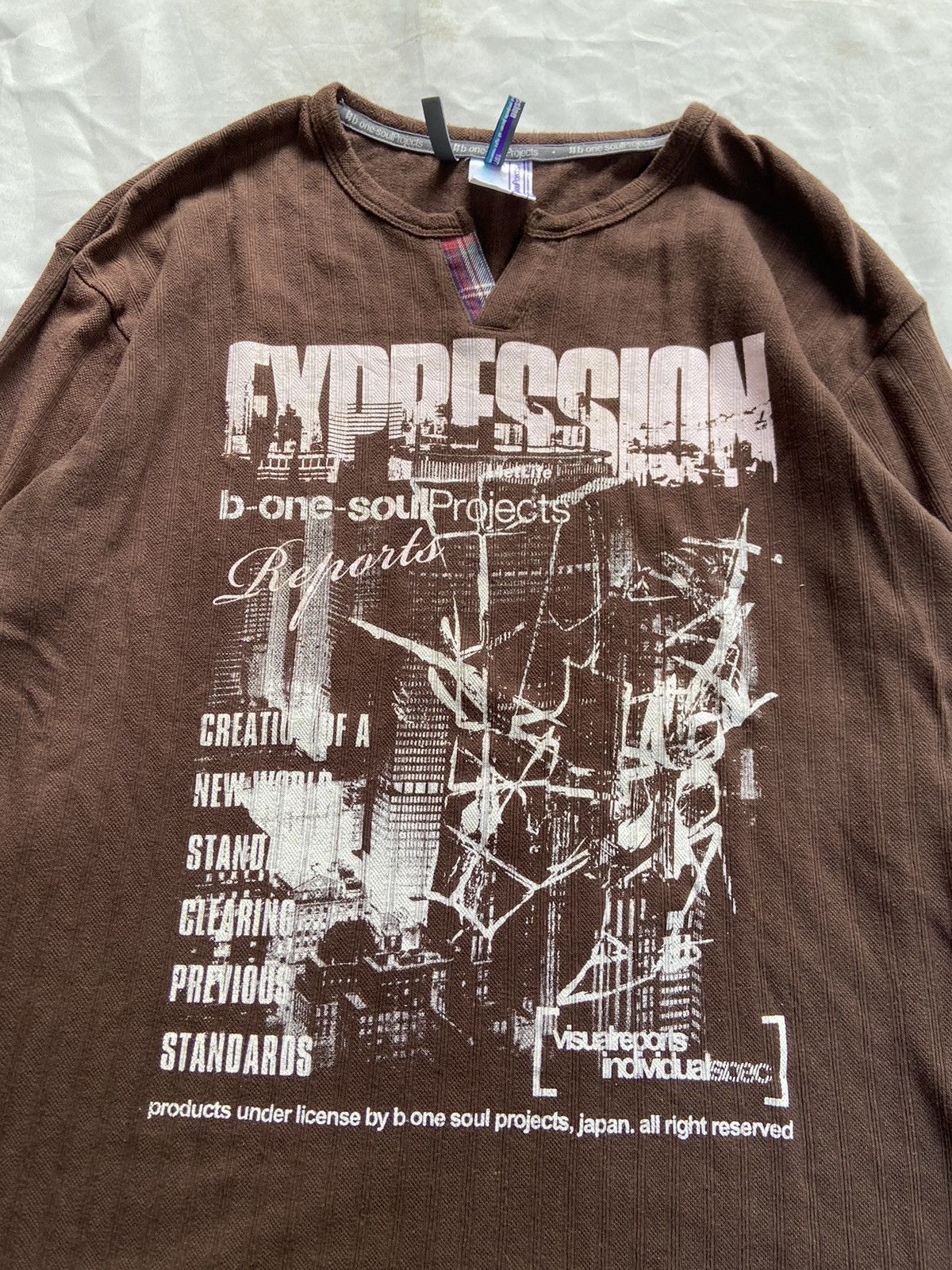 Isamu Katayama Backlash EXPRESSION REPORTS B ONE SOUL LONG SLEEVE Size US L / EU 52-54 / 3 - 2 Thumbnail