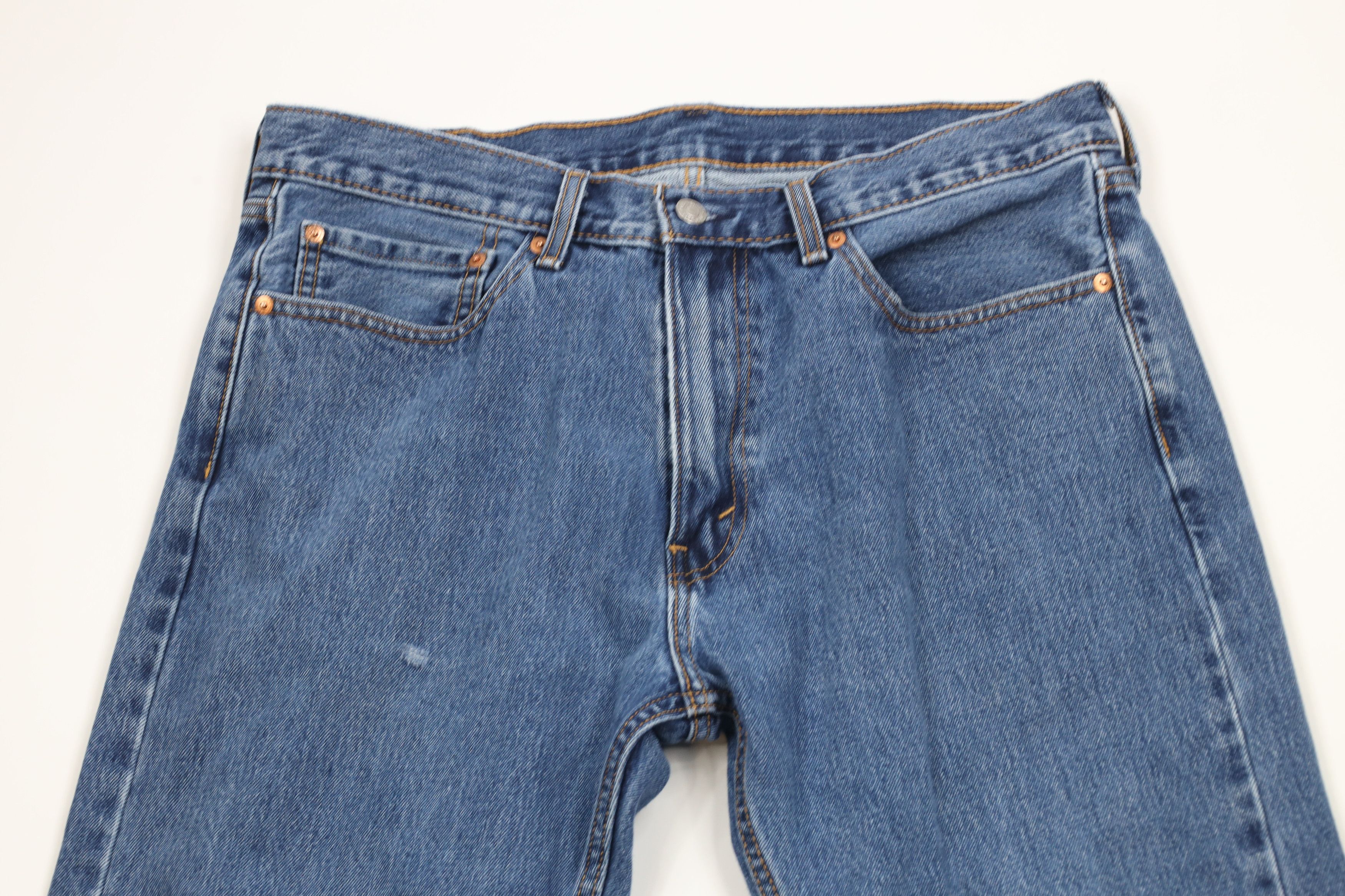 Levi's × Vintage Vintage Y2K Levis 505 Regular Fit Denim Jeans Blue Cotton Size US 36 / EU 52 - 2 Thumbnail