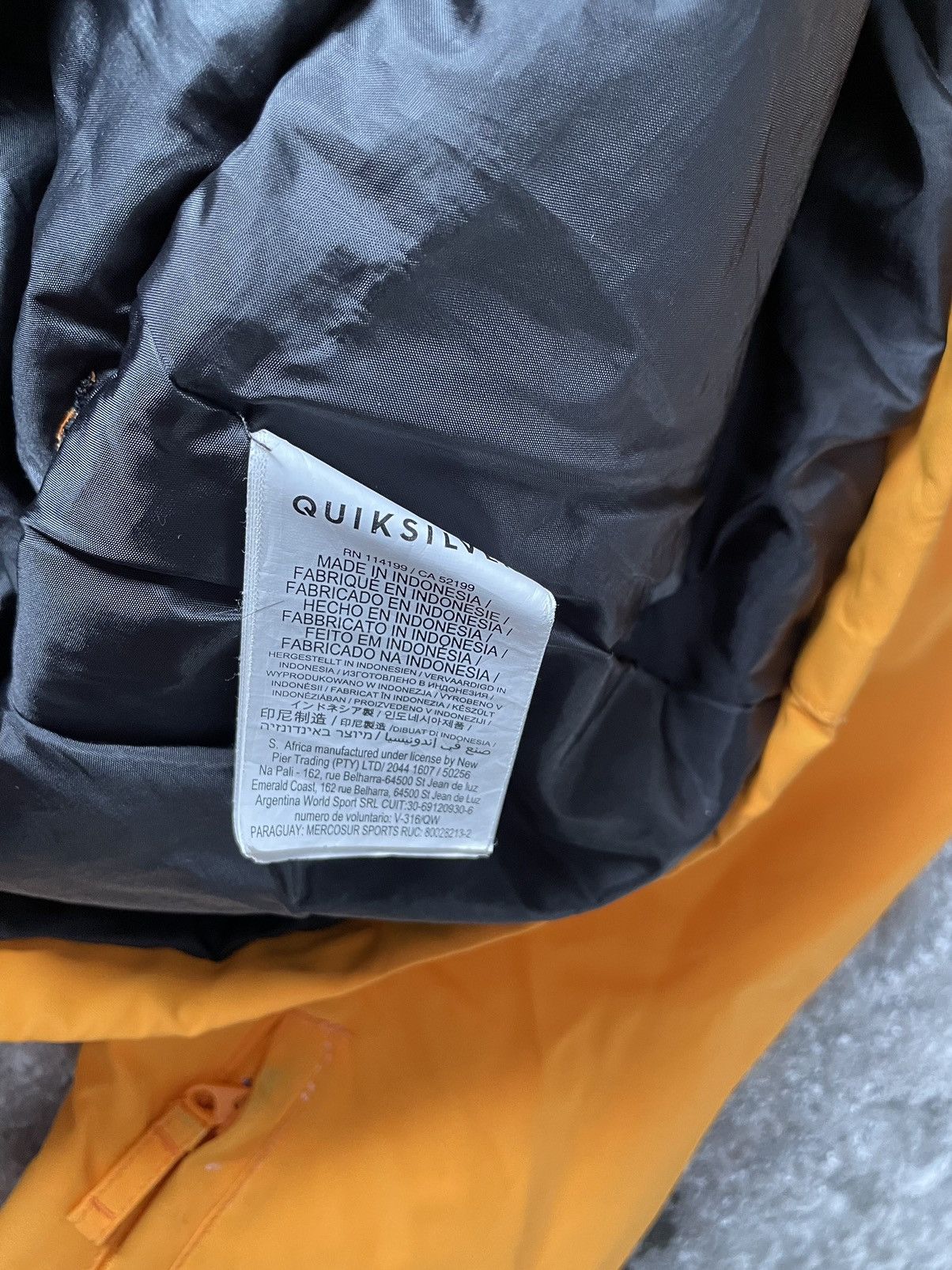 Quiksilver × Vintage Vintage Quicksilver Track Suit Waterproof Jacket/Pants Y2K Size US L / EU 52-54 / 3 - 19 Thumbnail