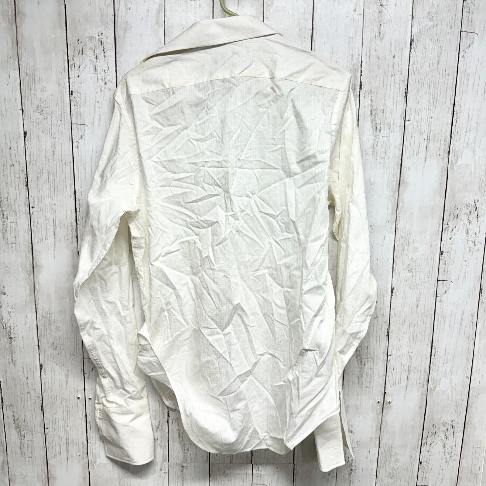DKNY DKNY Men 15 34/35 Slim Fit White Button Down Shirt Size US M / EU 48-50 / 2 - 5 Thumbnail