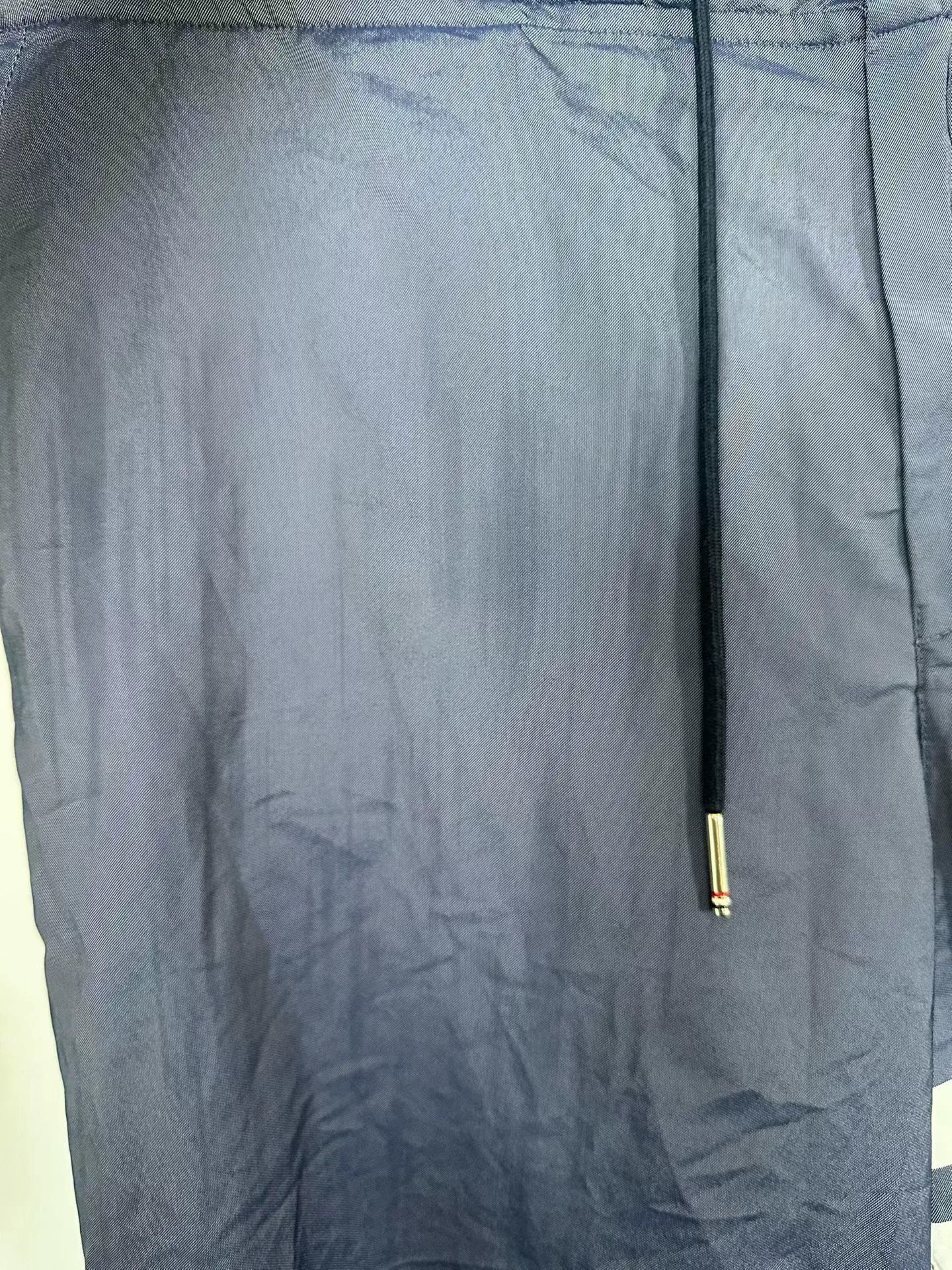 Thom Browne Thom Browne blue nylon pants size 4 Size US 39 - 3 Thumbnail