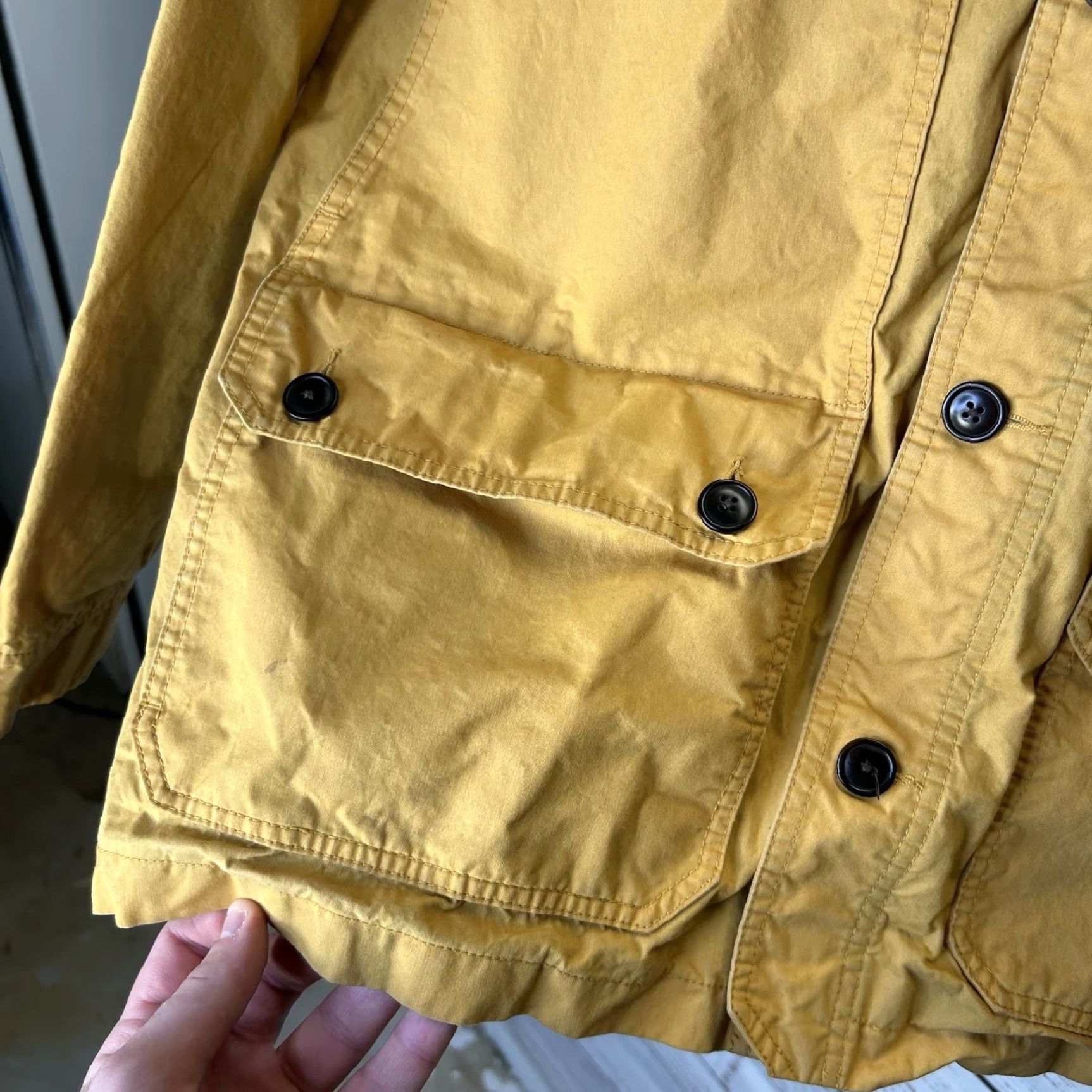 Carhartt Wip Carhartt WIP Work In Progress Clark Jacket Two Tone Corduroy Collar Fits Medium Jacket Mens Regular Corduroy Yellow Two Tone 90s? Size US M / EU 48-50 / 2 - 6 Thumbnail
