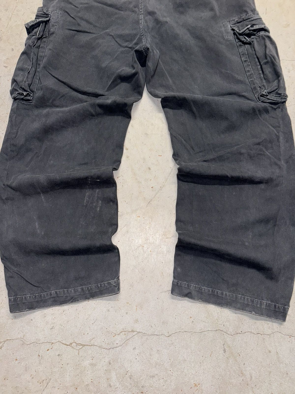 Carhartt Crazy Vintage Carhartt Style Baggy Cargo Pants Faded Black Size US 34 / EU 50 - 5 Thumbnail
