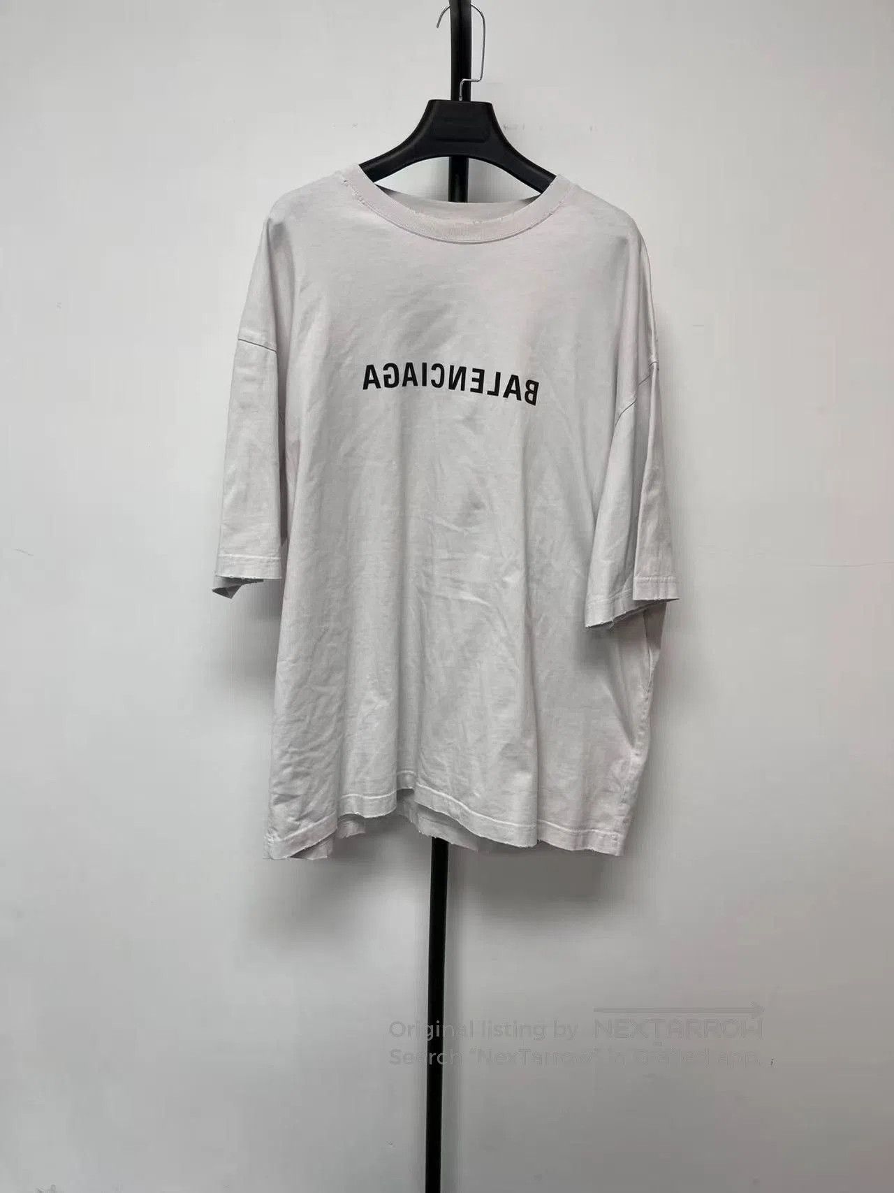 Balenciaga Balenciaga Logo Print Crewneck Short-Sleeve T-Shirt Unisex. Size US XL / EU 56 / 4 - 1 Thumbnail