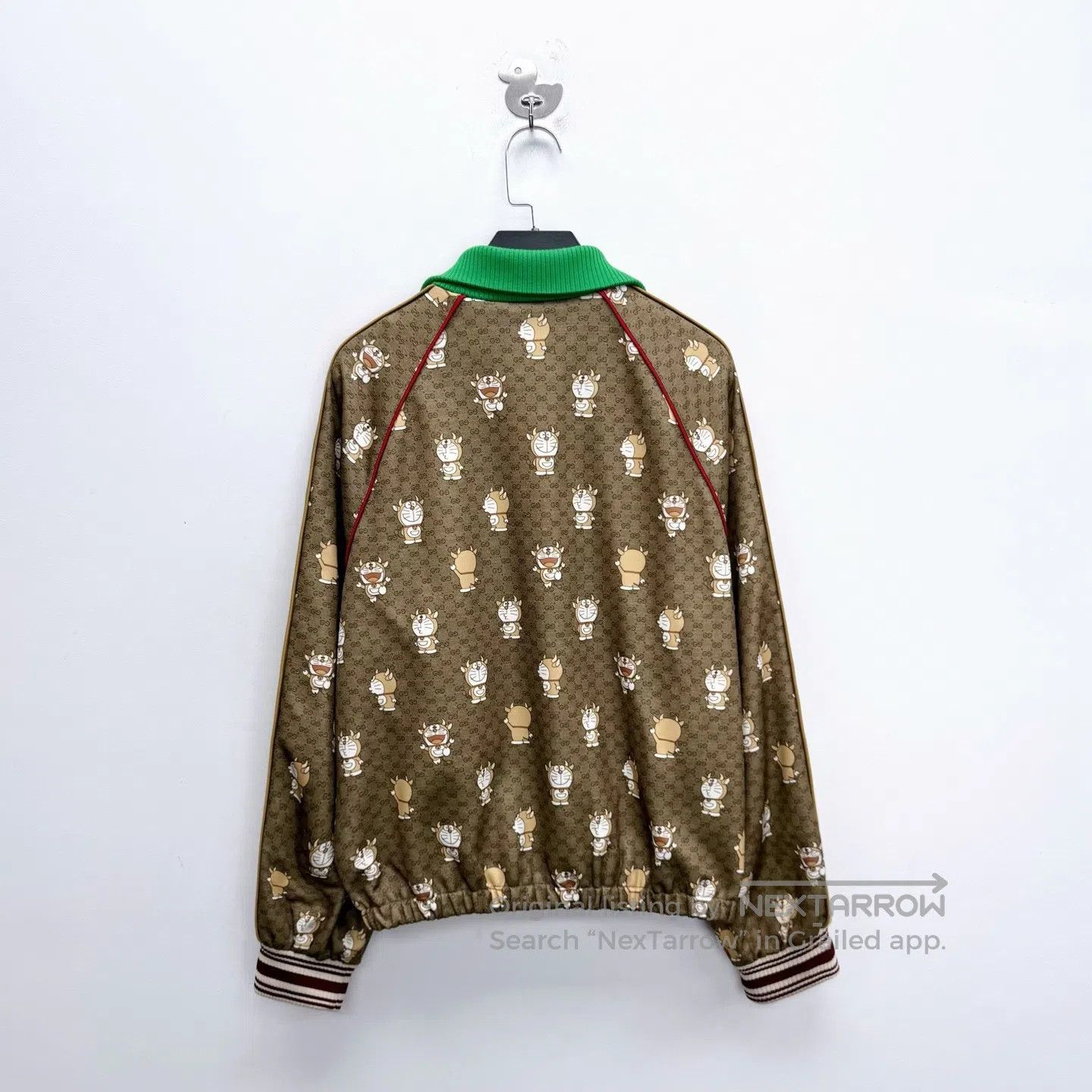 Gucci Guicci Doraemon Double G Full Logo Striped Red and Green T Size US S / EU 44-46 / 1 - 2 Thumbnail