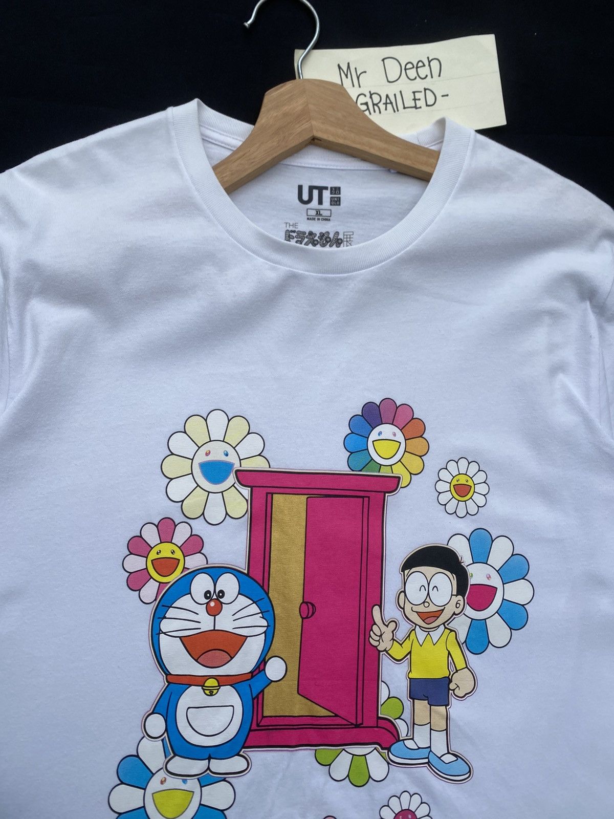 Takashi Murakami × Uniqlo Rare Uniqlo x Takashi Murakami Doraemon White Tshirt Size US XL / EU 56 / 4 - 10 Thumbnail