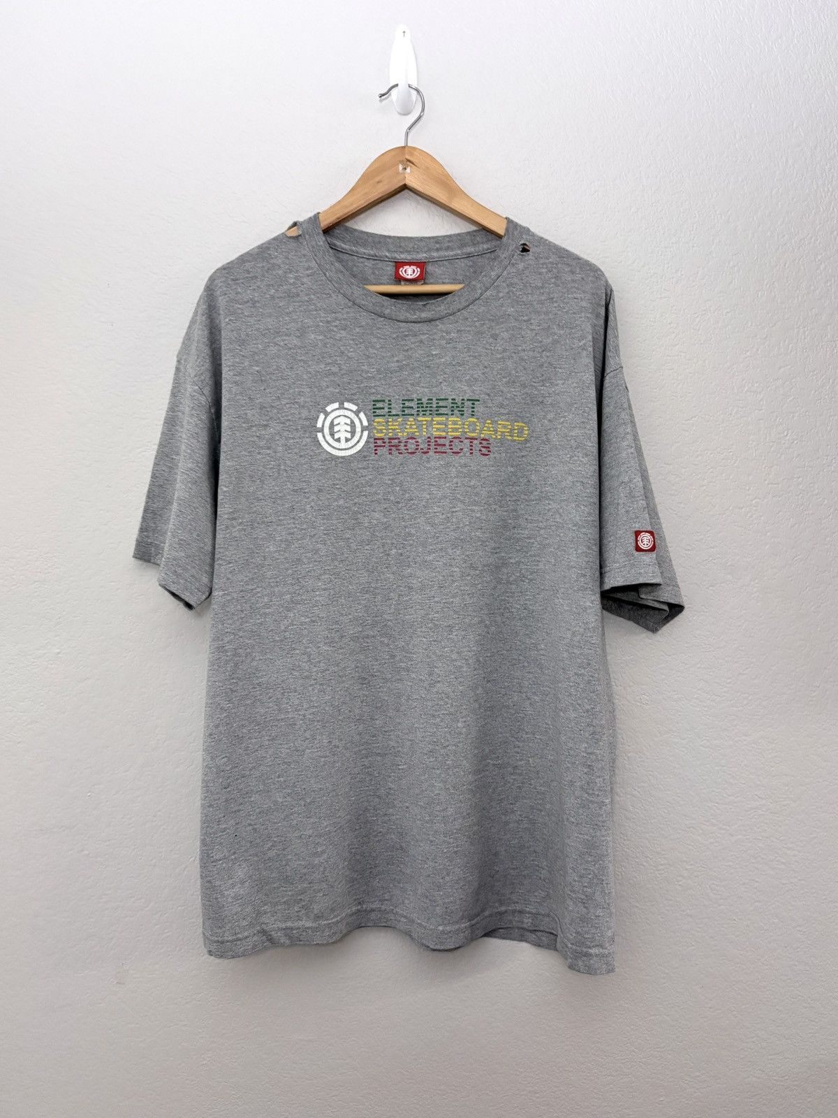 Vintage Vintage 00’s Element Skateboards Distressed Skate Tee Shirt Size US M / EU 48-50 / 2 - 2 Thumbnail