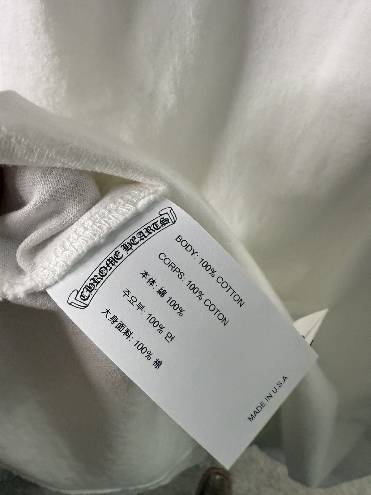 Chrome Hearts Chrome Hearts White “Y Not” Embroidered Longlseeve Size US L / EU 52-54 / 3 - 5 Thumbnail