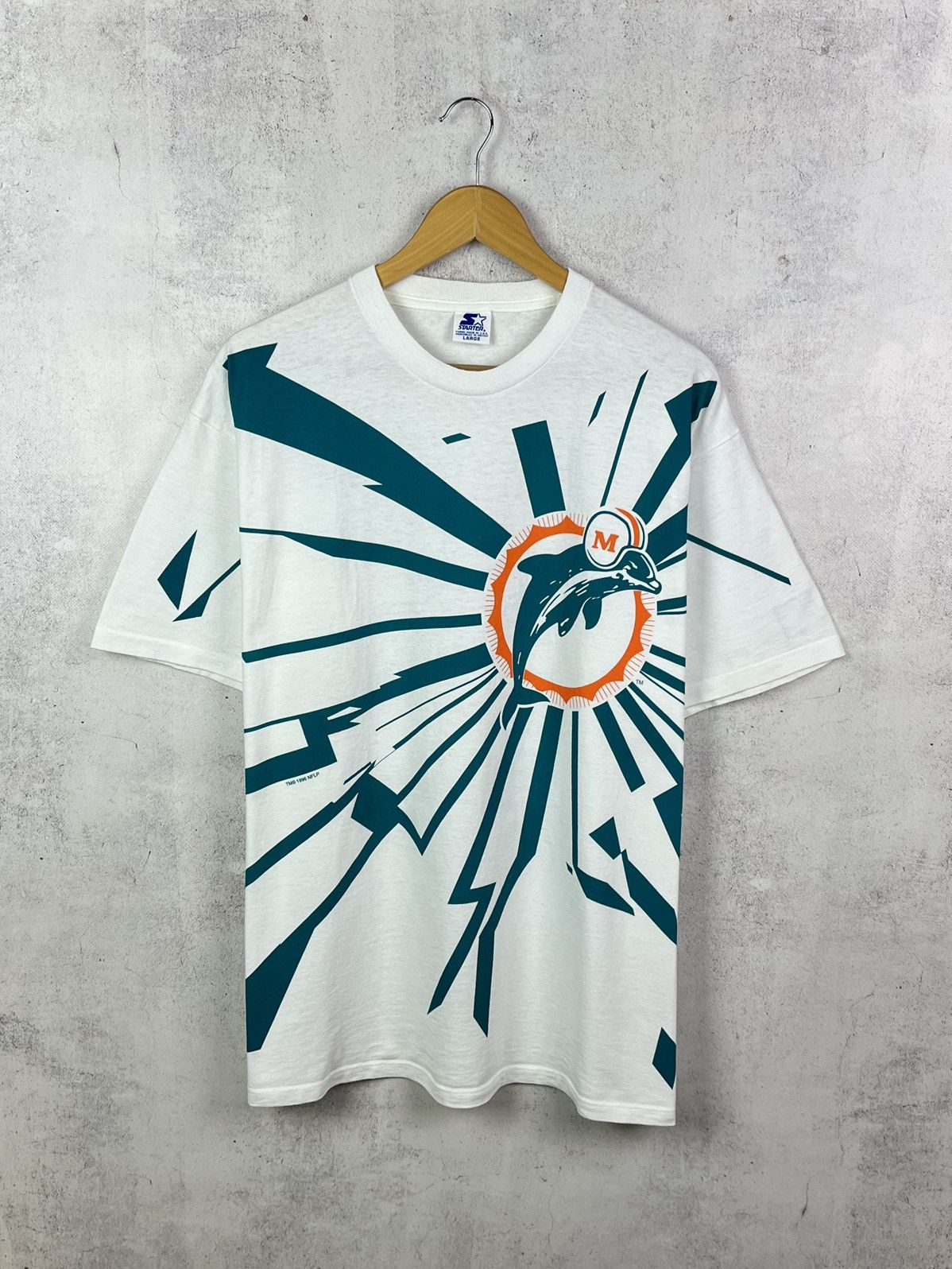 Starter Vintage Starter Miami Dolphins 1996 NFL Shirt Made in USA Size US L / EU 52-54 / 3 - 1 Thumbnail