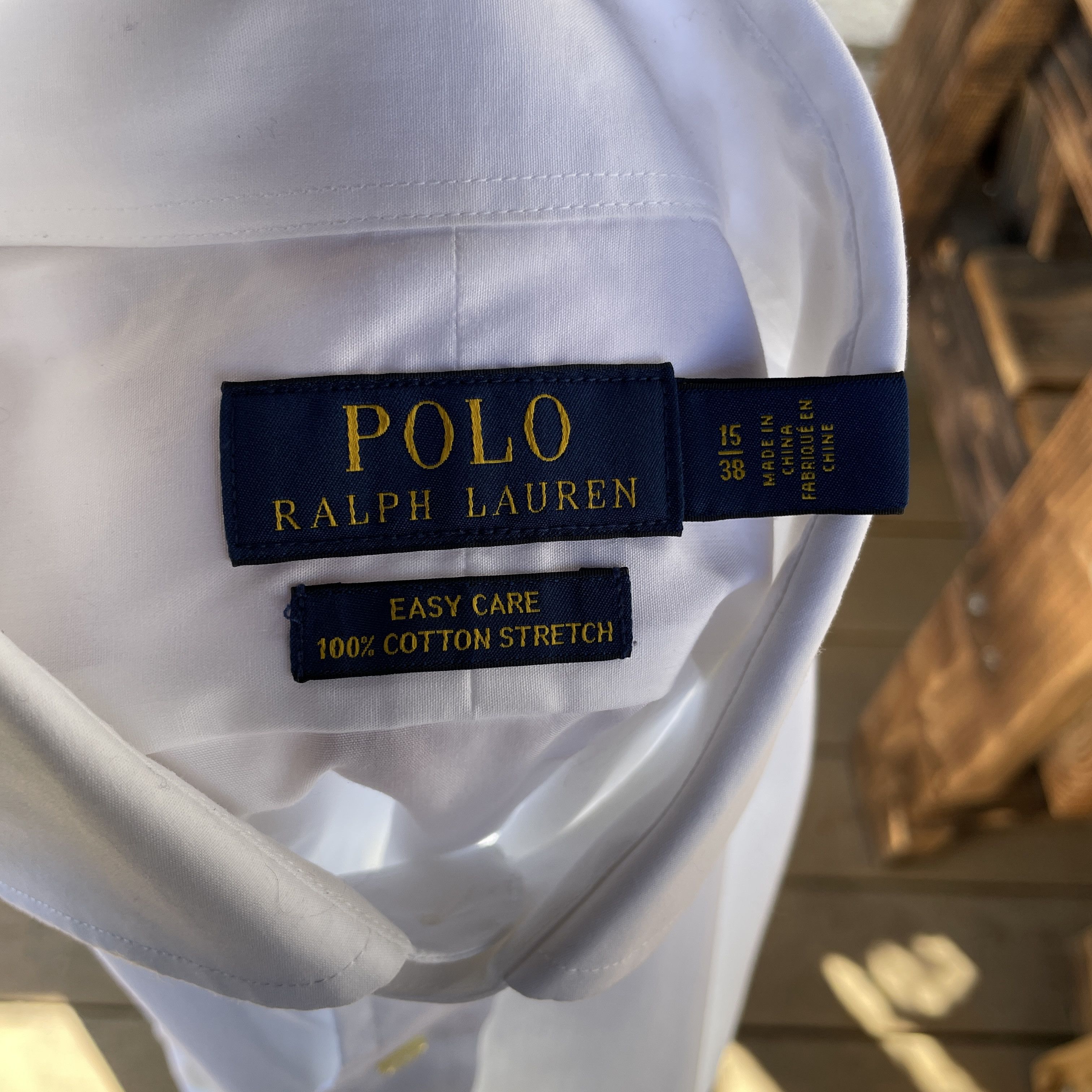 Polo Ralph Lauren Polo Ralph Lauren Poplin Easy Care Cufflinks Dress Shirt Size 38R - 7 Thumbnail
