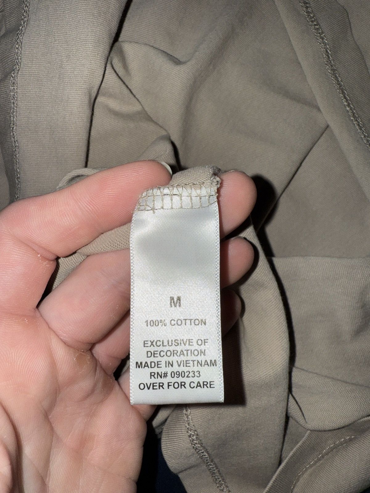 Essentials × Fear of God Essentials Fear of God SS ‘20 Tan T shirt Size US M / EU 48-50 / 2 - 8 Thumbnail