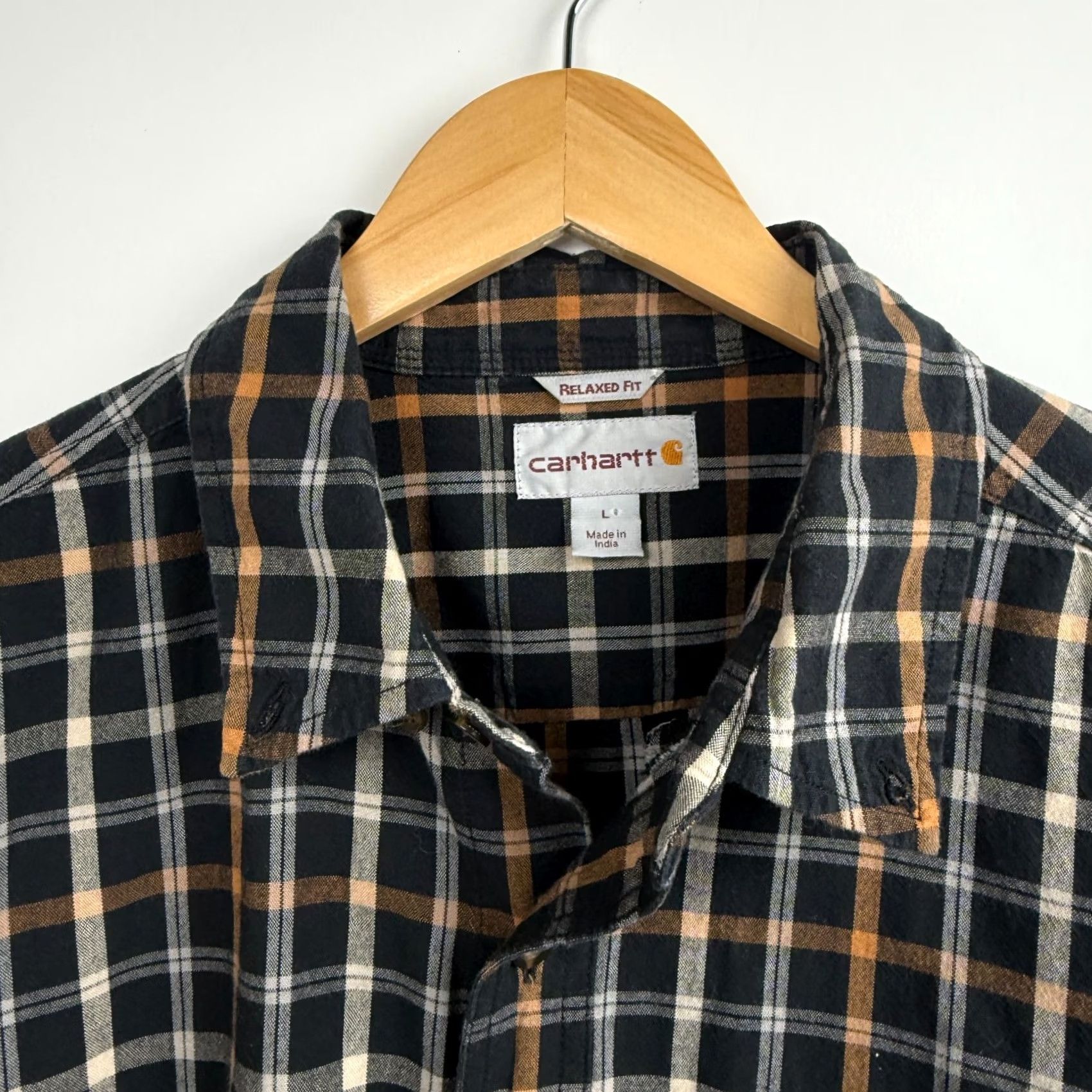 Carhartt Carhartt Shirt Mens Large Heavyweight Flannel Plaid Cotton Rugged Button-Up Casual Workwear Size US L / EU 52-54 / 3 - 4 Thumbnail