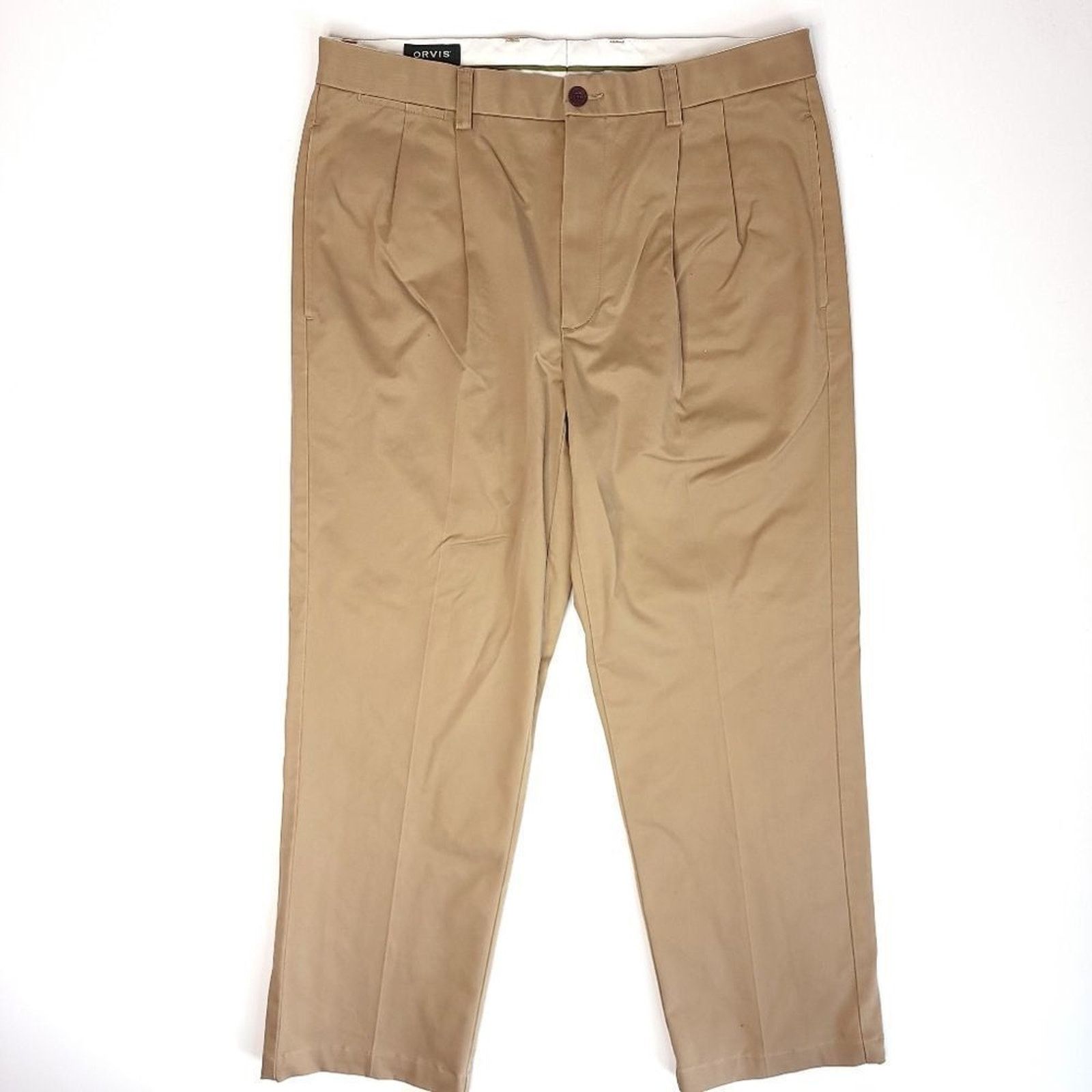 Orvis Orvis Stretch Chino Pants Mens Size 34x28 Khaki Outdoors Size US 34 / EU 50 - 1 Thumbnail