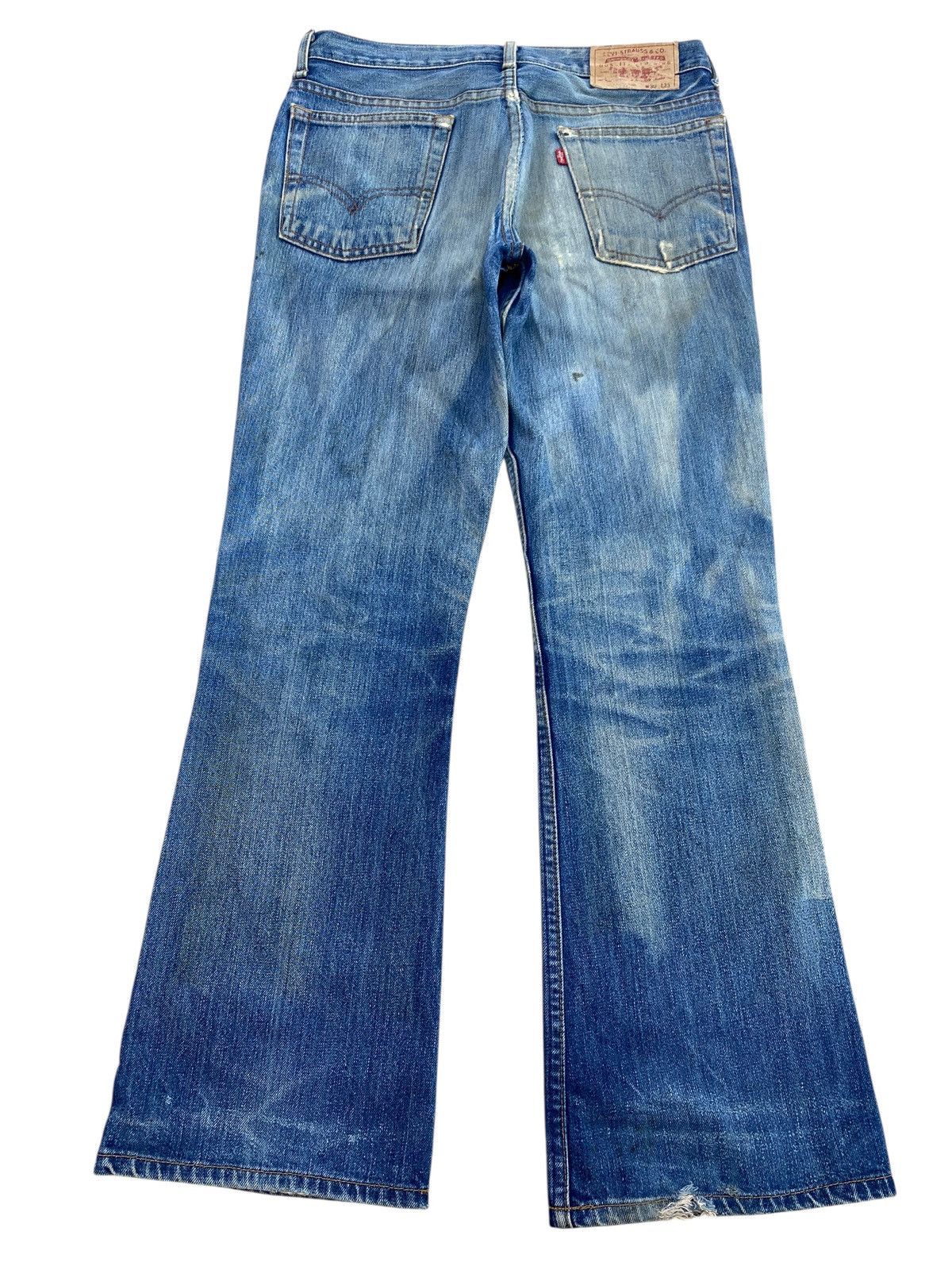 Levi's Vintage Levi’s Whiskers Mud Wash Style Bootcut Jeans Size US 30 / EU 46 - 3 Thumbnail