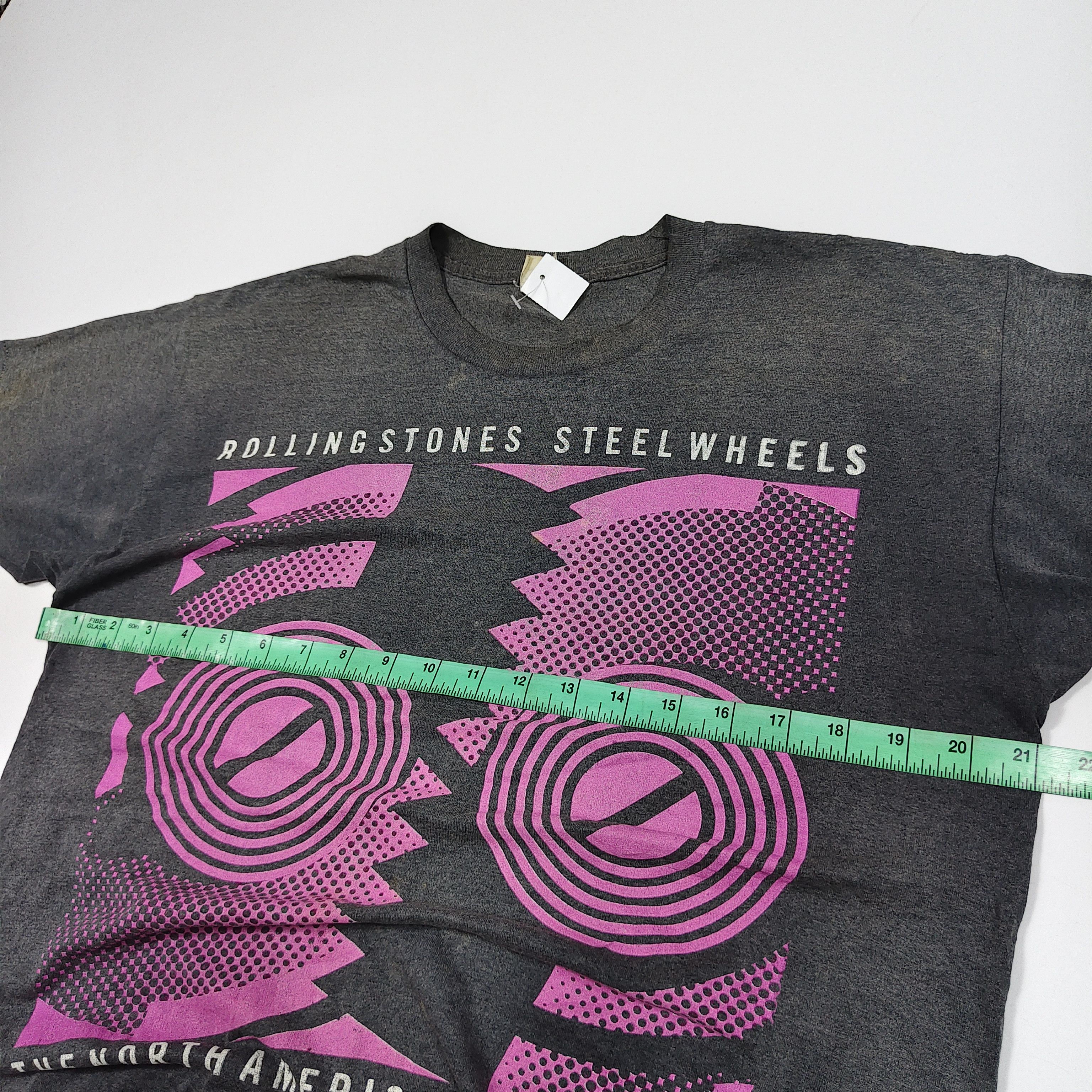 The Rolling Stones 1989 Rolling Stones Steel Wheels The North American Tour #E Size US L / EU 52-54 / 3 - 10 Thumbnail