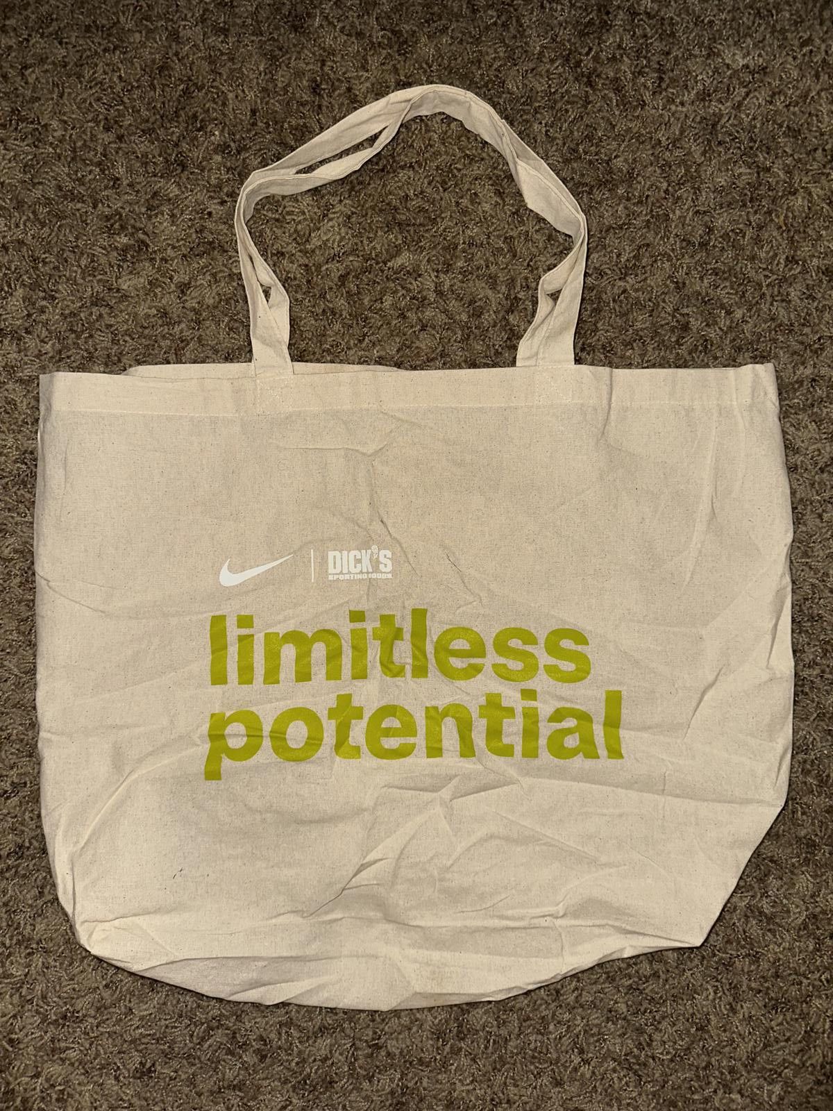 Nike Nike Dicks Sporting Goods Limitless Potential Reuse Tote Bag Size ONE SIZE - 1 Thumbnail