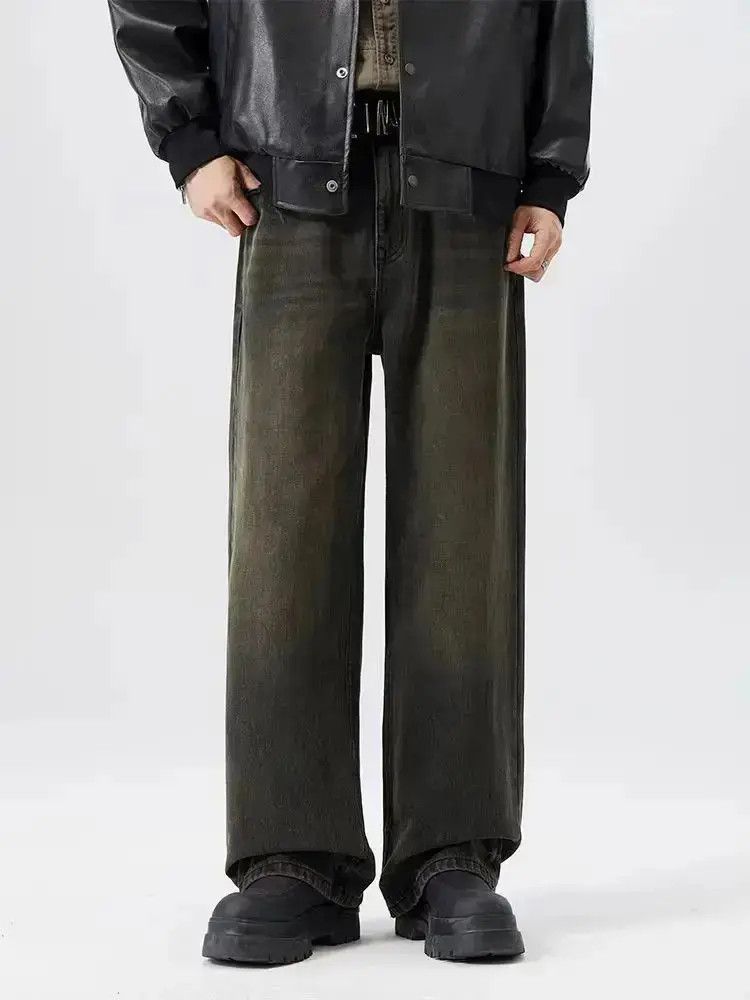Japanese Brand Vintage American High Street Loose Black Jeans Size US 34 / EU 50 - 1 Thumbnail