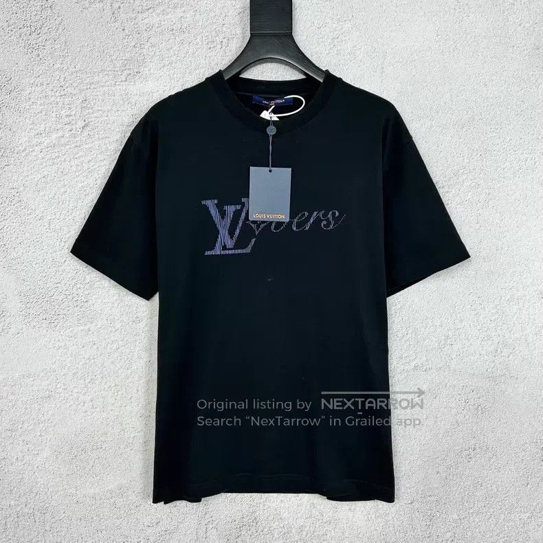 Louis Vuitton Louis Vuitton Black and purple gradient zebra short sleeve Size US M / EU 48-50 / 2 - 1 Thumbnail