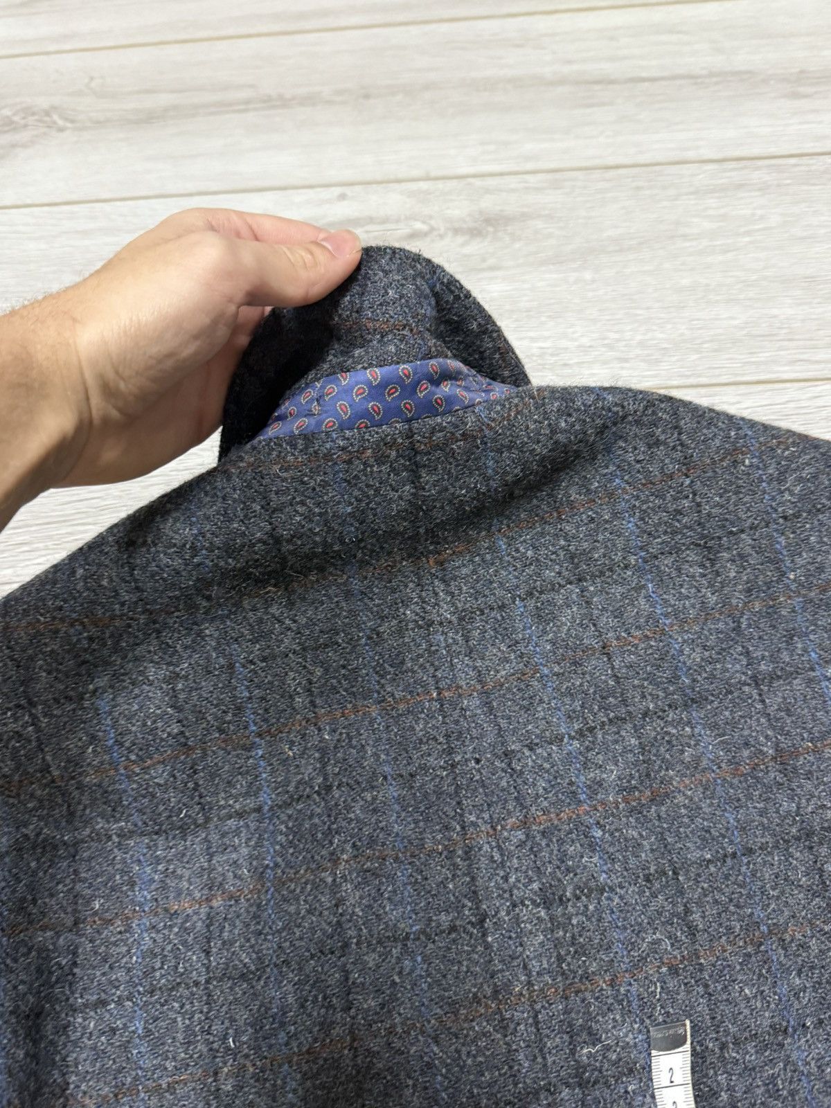 Harris Tweed M&S Harris Tweed D grey mix Coat Blazer Jacket Size US S / EU 44-46 / 1 - 15 Thumbnail