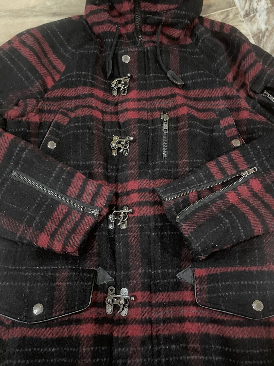 In The Attic In The Attic Fireman Jacket with Fur Hoodie Size US L / EU 52-54 / 3 - 3 Thumbnail